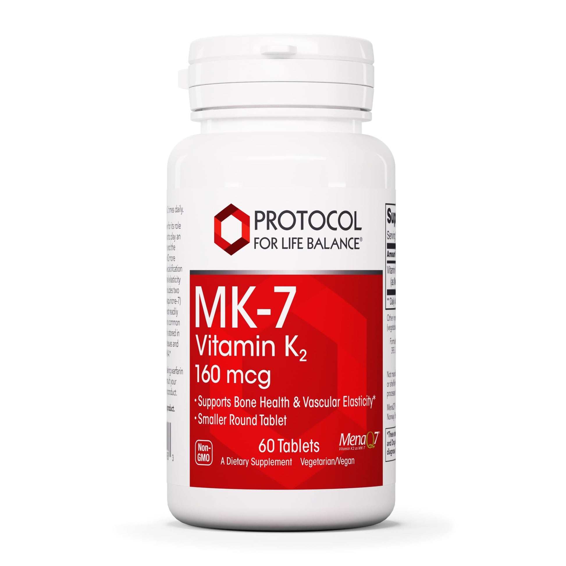 PROTOCOL FOR LIFE BALANCE MK-7 Vitamin K2 160mcg 60 Tablets