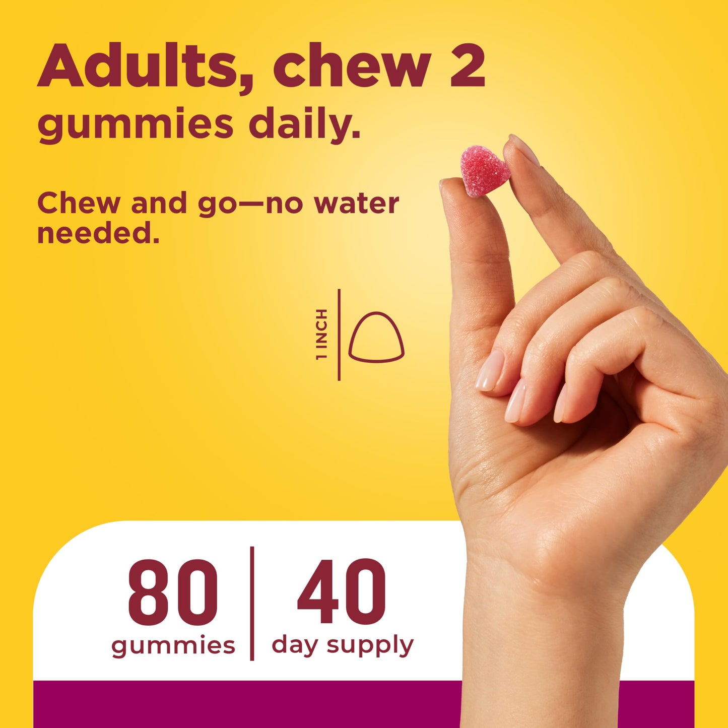 Nature Made Women's Gummy Multivitamins with Omega-3 80 Gummies