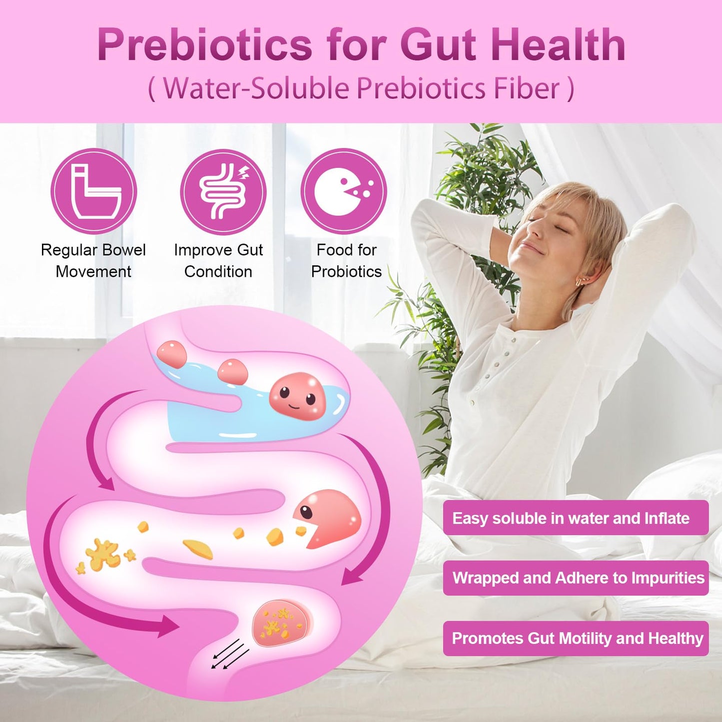 NATURE TARGET Probiotics for Women 100 Billion CFUs Probiotic with Digestive Enzymes & Prebiotics Vaginal Probiotics with Cranberry for Urinary Tract Health pH Balance Capsules 90
