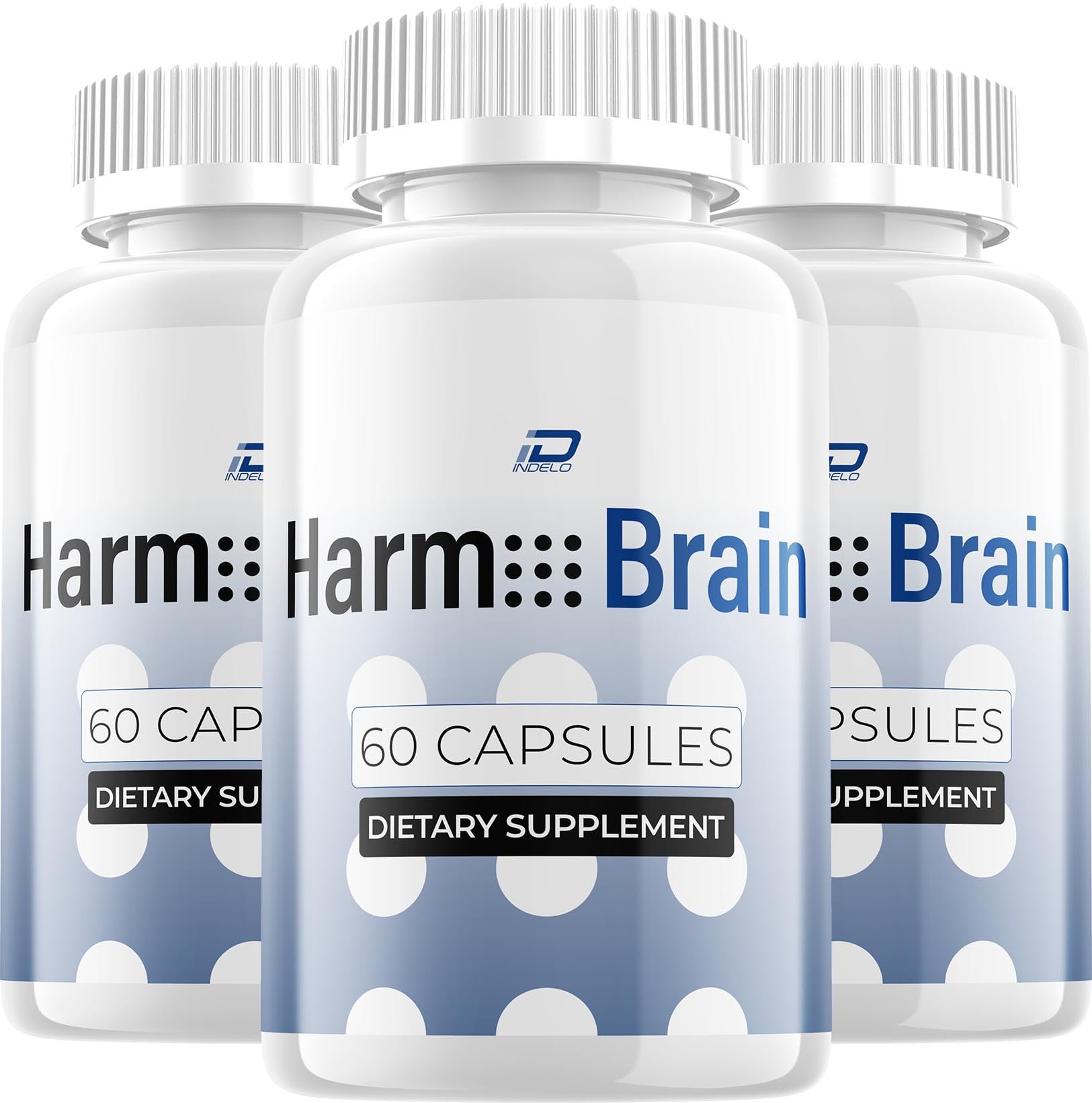 Indelo Harm Brain Advanced Formula Supplement 180 Capsules