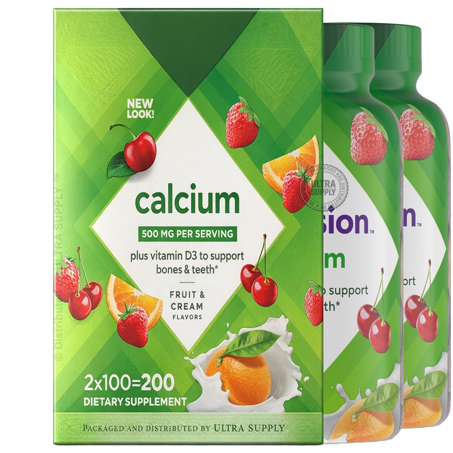 Generic Vita_Fusions Calcium + D3 Gummies, 200 Count