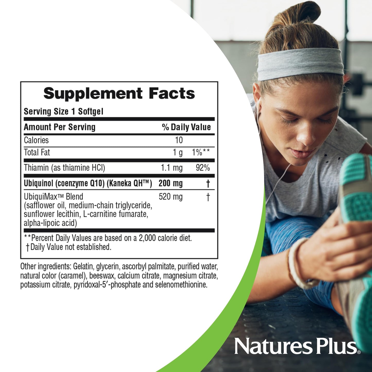 NaturesPlus Beyond CoQ10 200 mg Softgels 60