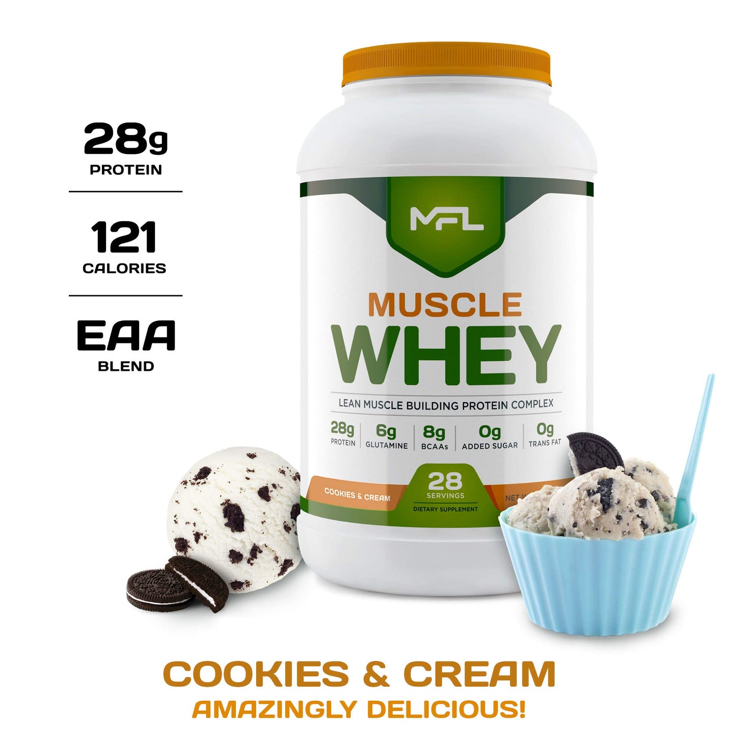 Muscle Food Labs MFL Muscle Whey Protein Powder 32