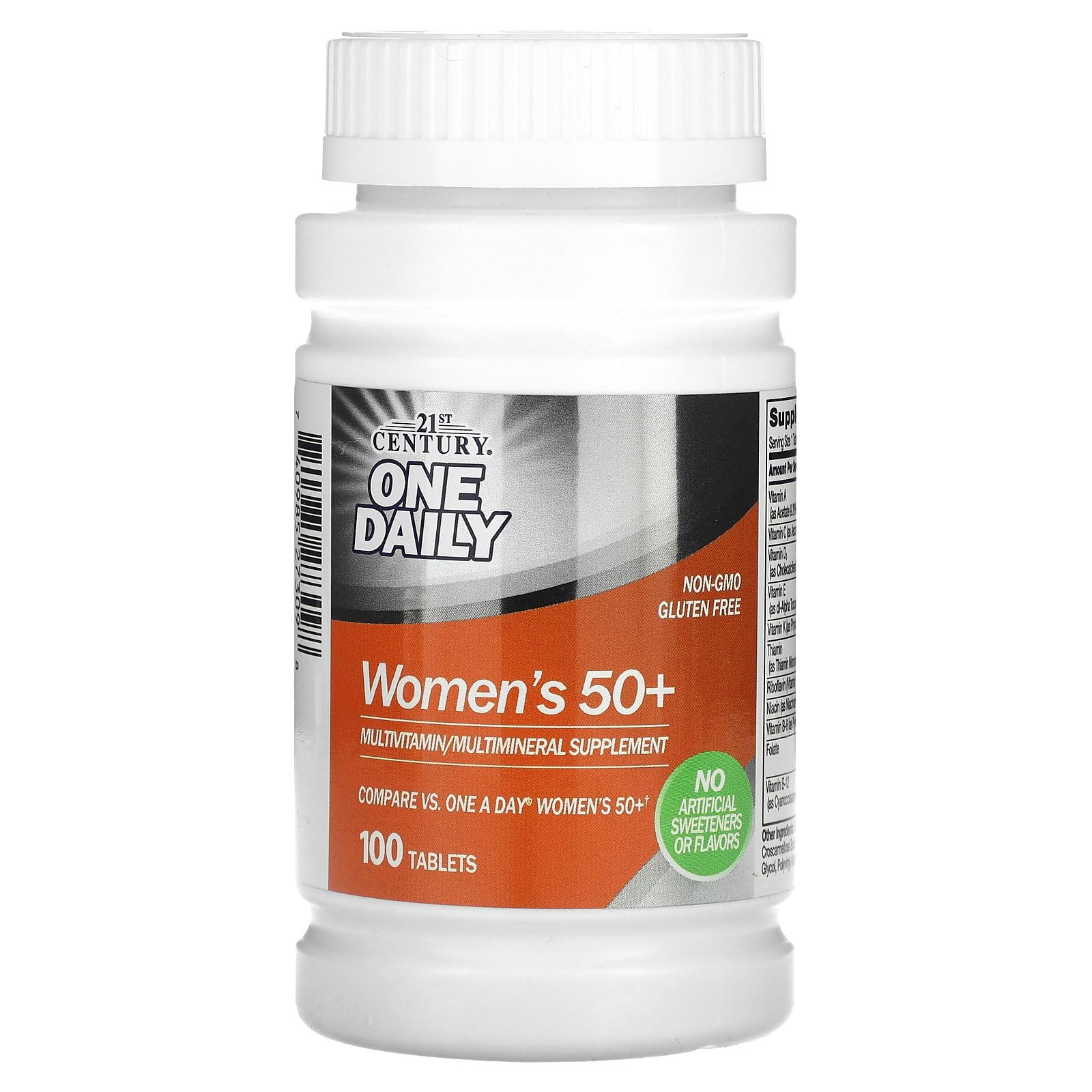 21st Century One Daily Women's 50+ Tablets, 100 Count