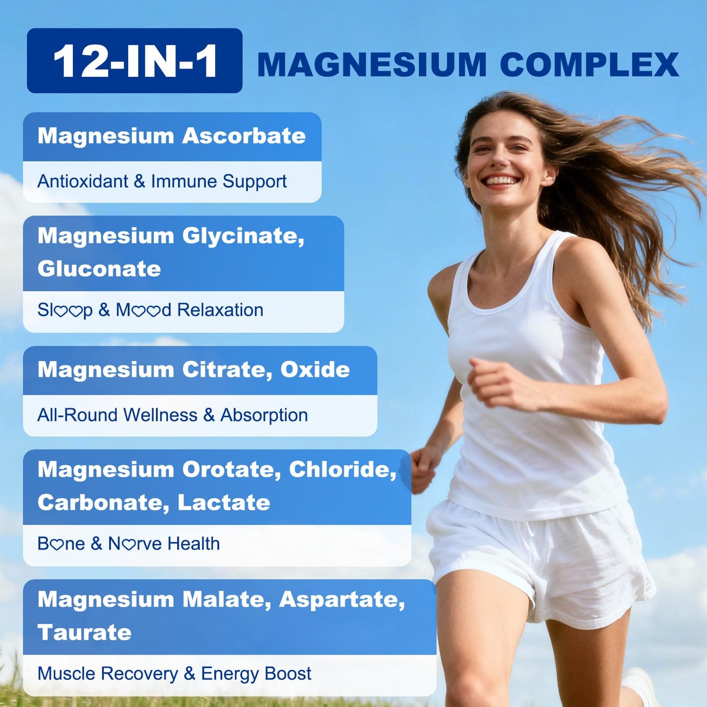 Sijigood Magnesium Complex Gummies for Women & Men, 12 Forms of Magnesium (Glycinate, Citrate & More), Magnesium Supplement with Ashwagandha – Supports Sleep, Bone, Energy, Raspberry Flavor 180 Gummies