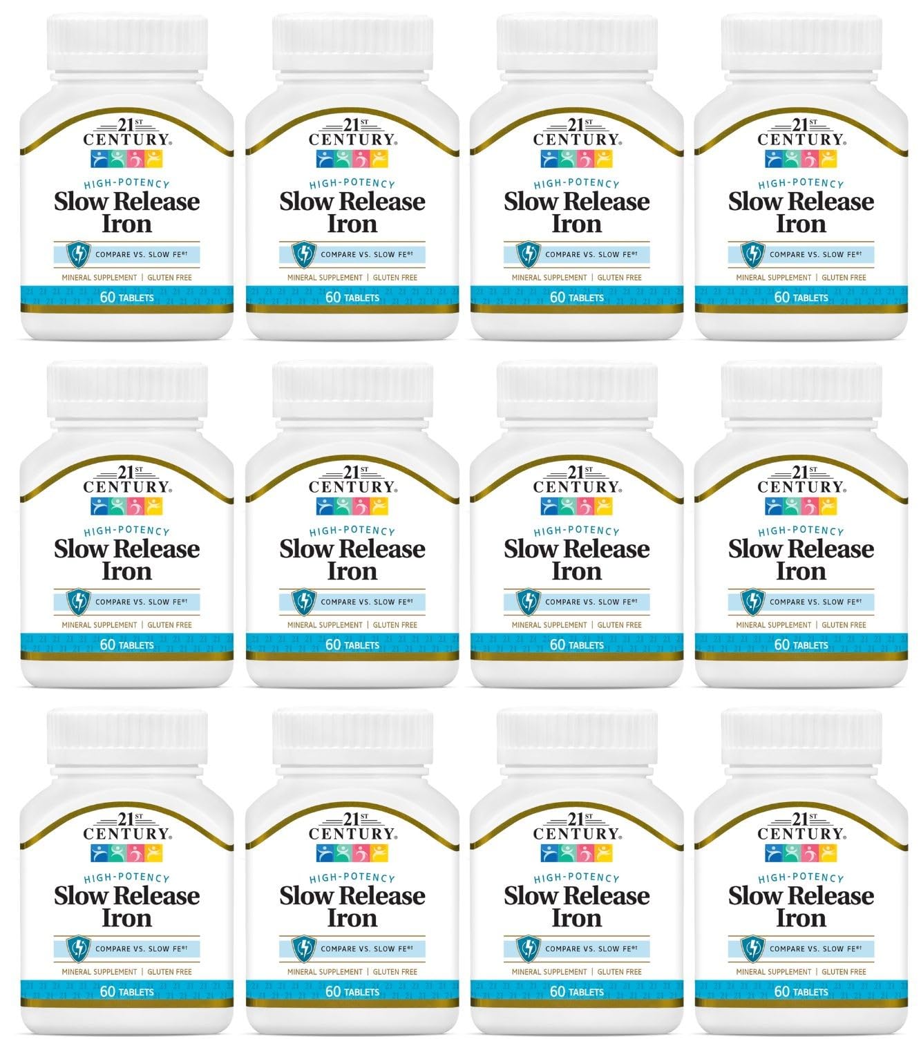 21st Century Slow Release Iron Tablets 720 Tablets