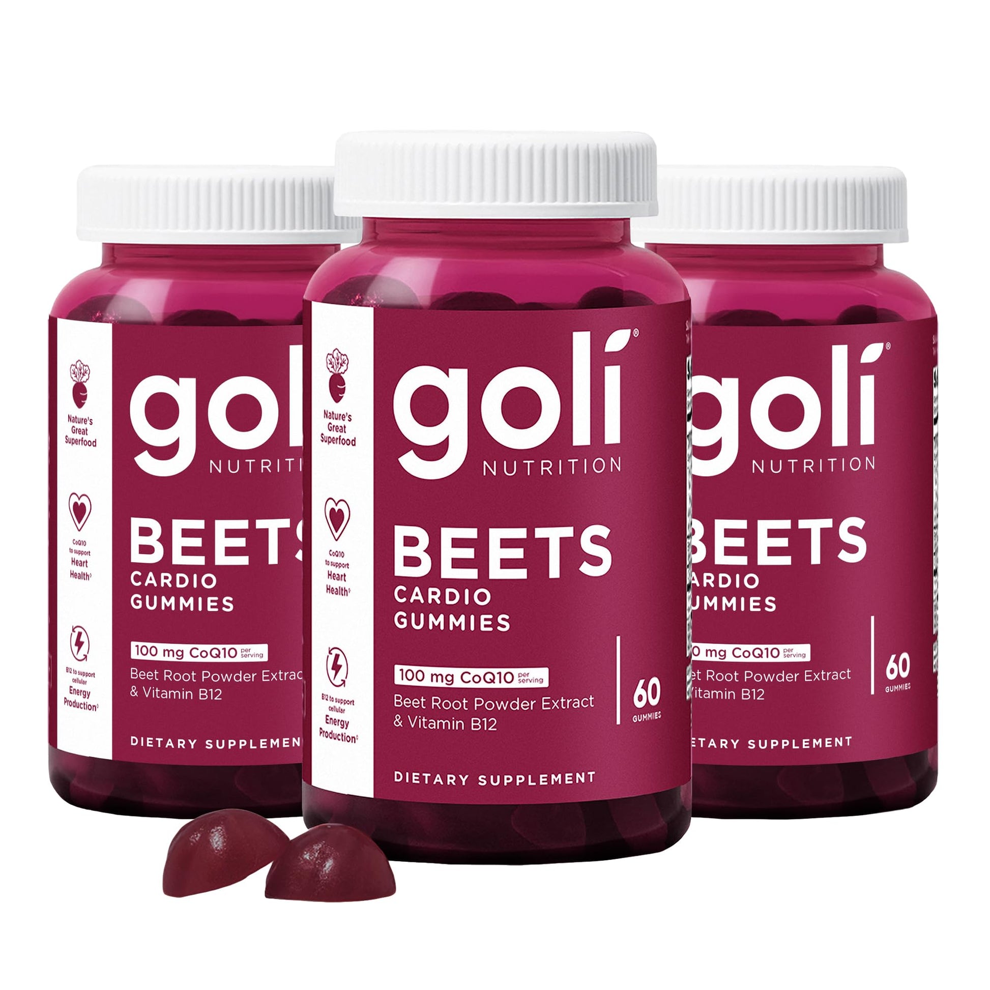Goli Beets Cardio Gummy 180 Count