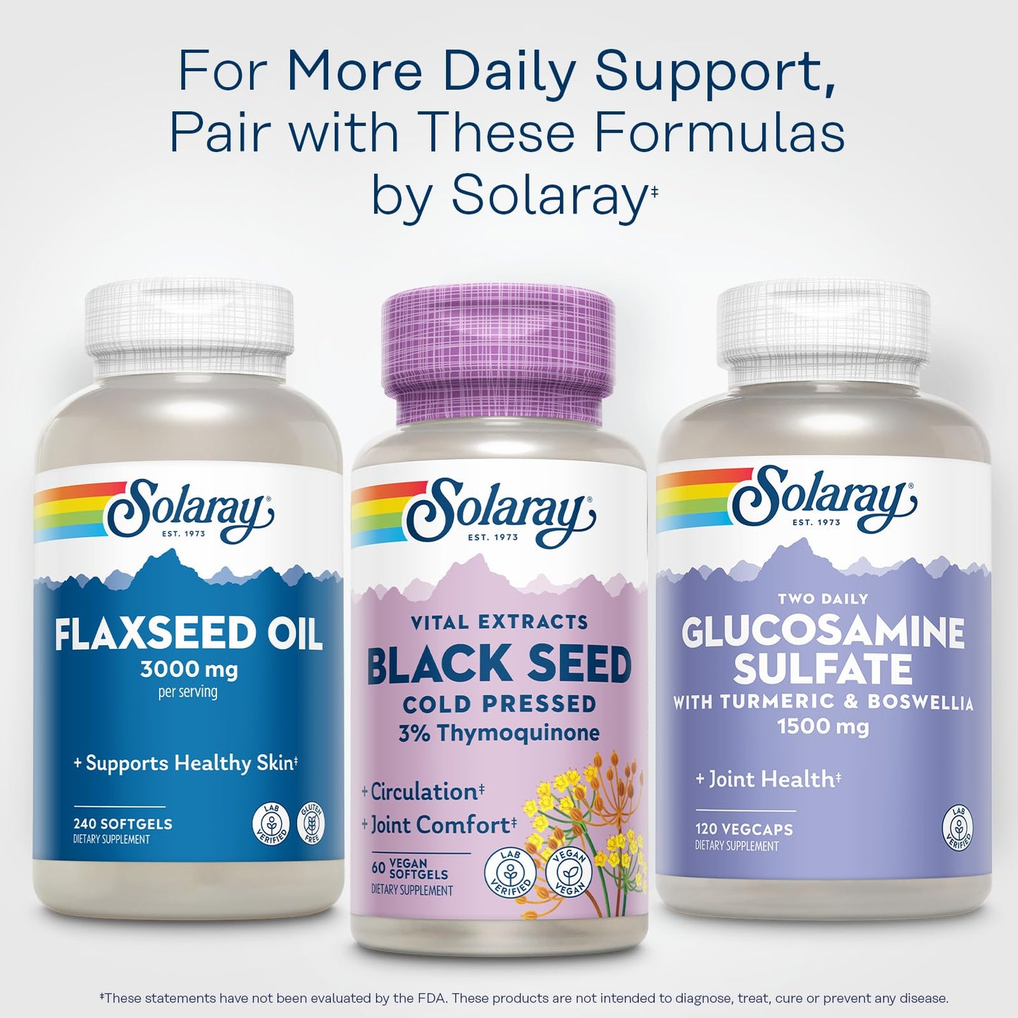 Solaray Black Seed Oil Softgels 60