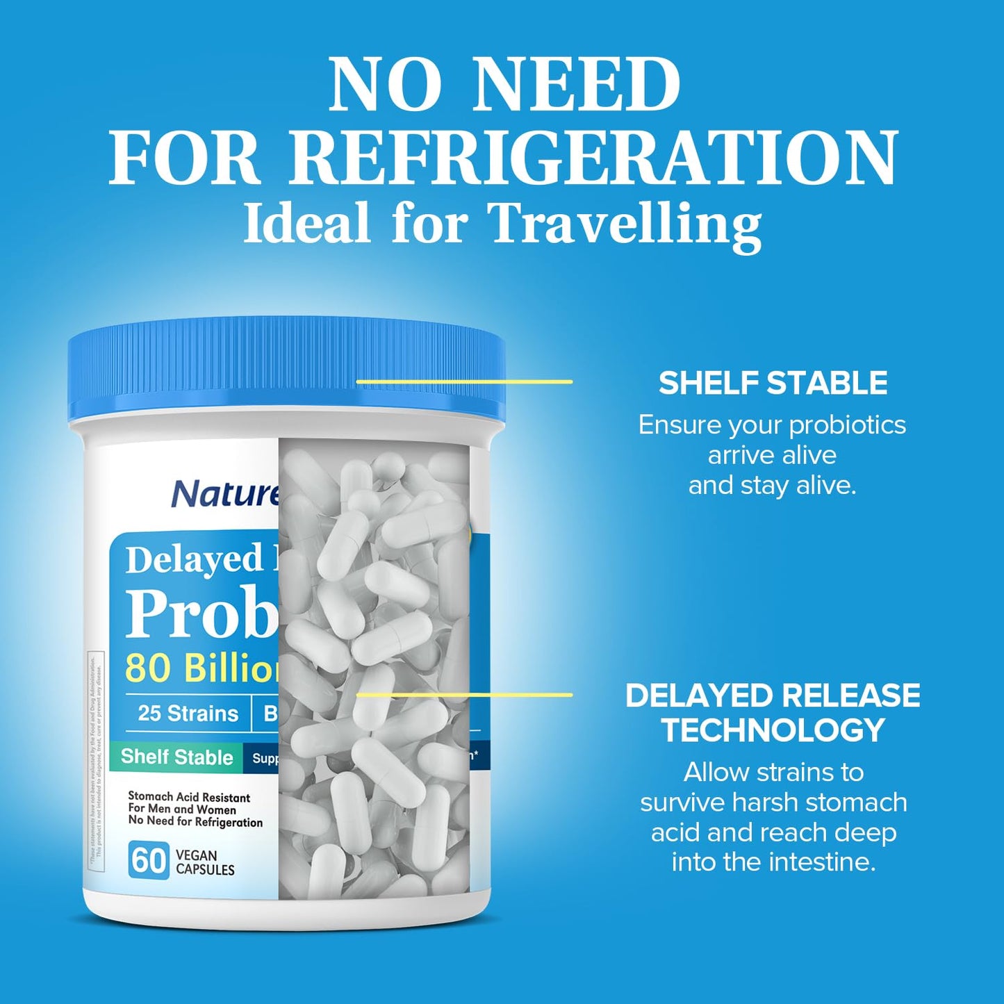 NatureMyst Probiotics Capsule 60