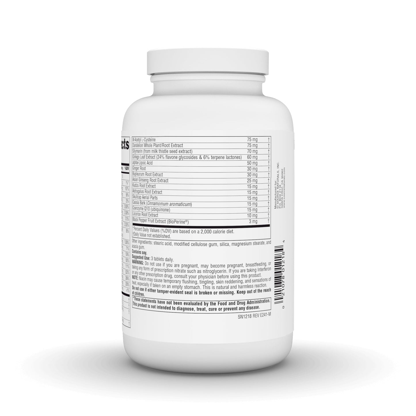 Source Naturals Fibro-Response Bio-Aligned Malic Acid & MSM Tablets 180 Tablets