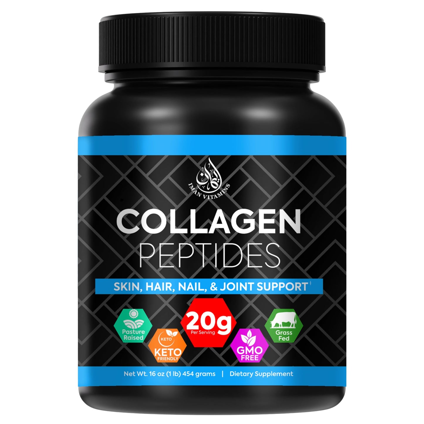Iman Vitamins Halal Collagen Peptides Powder 16