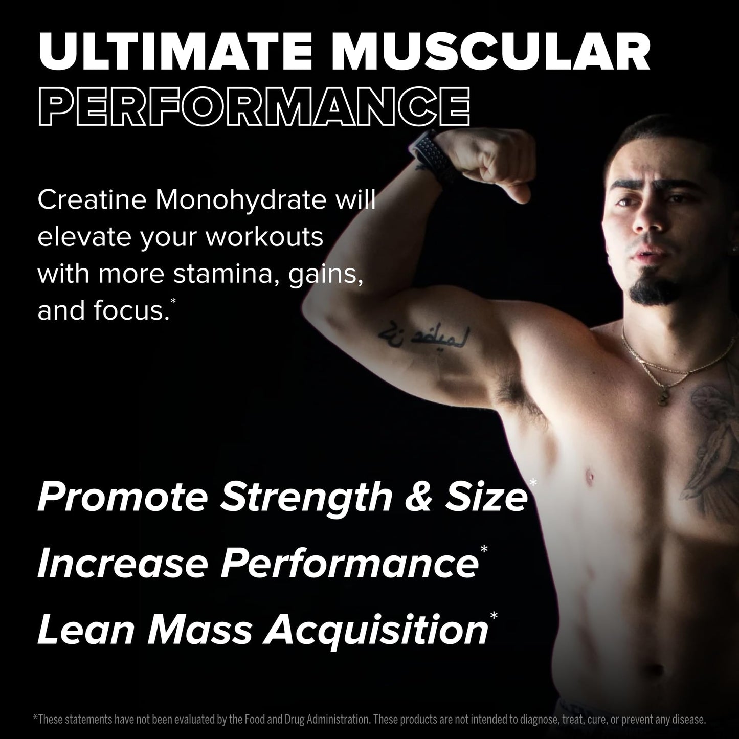 FINAFLEX Pure Creatine Monohydrate Powder 11.3 Ounce