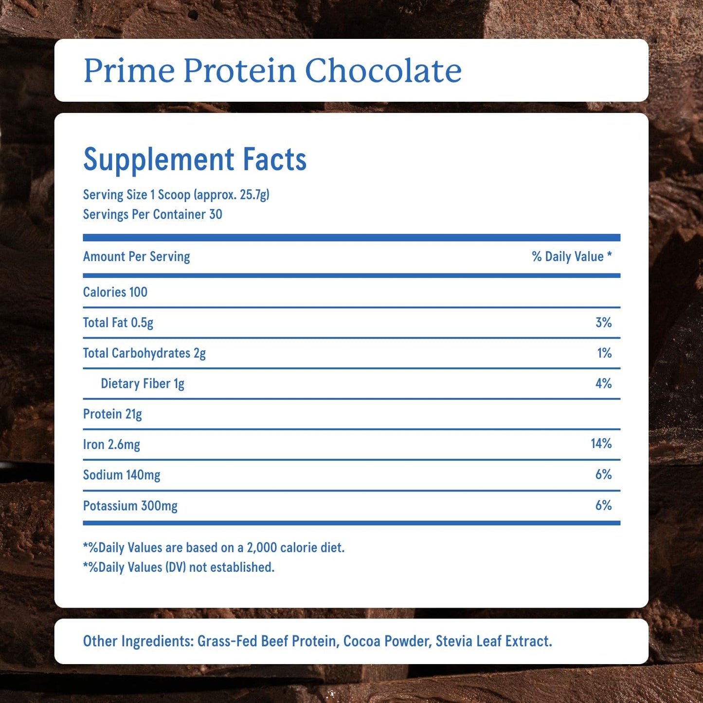 Equip Prime Grass-Fed Beef Protein Isolate Powder, 30 Servings