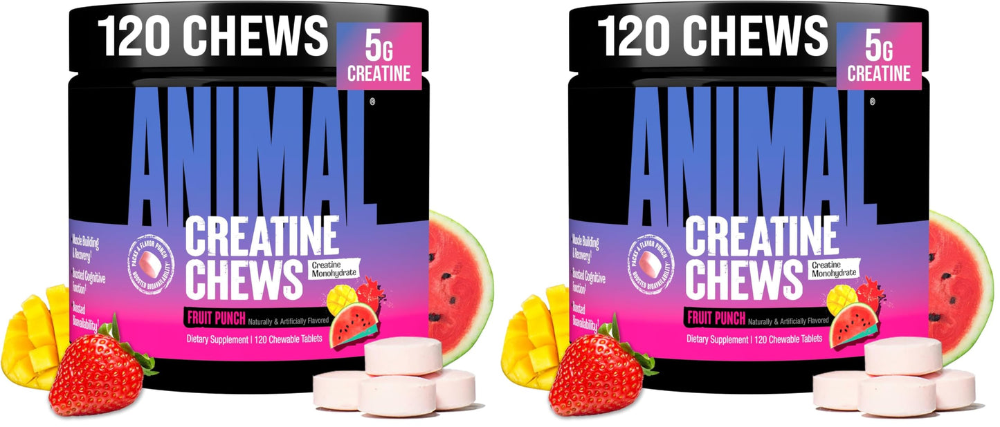 Animal Creatine Chews, Chewable, 240 Count