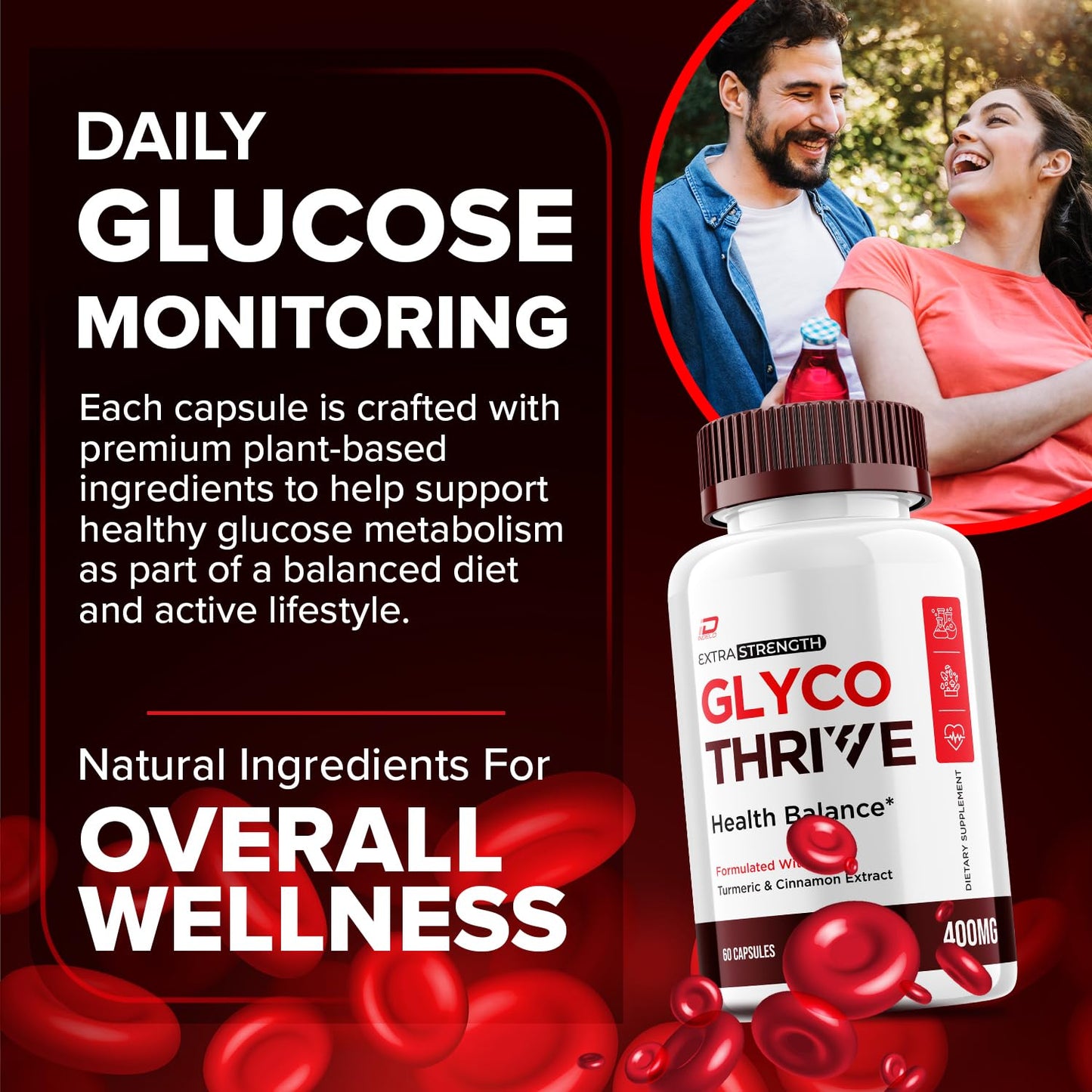 Indelo Glyco Thrive Capsules 120 Count