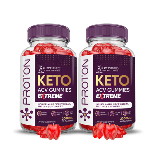 Justified Laboratories Proton Keto ACV Extreme (2000 mg) 120 Gummies