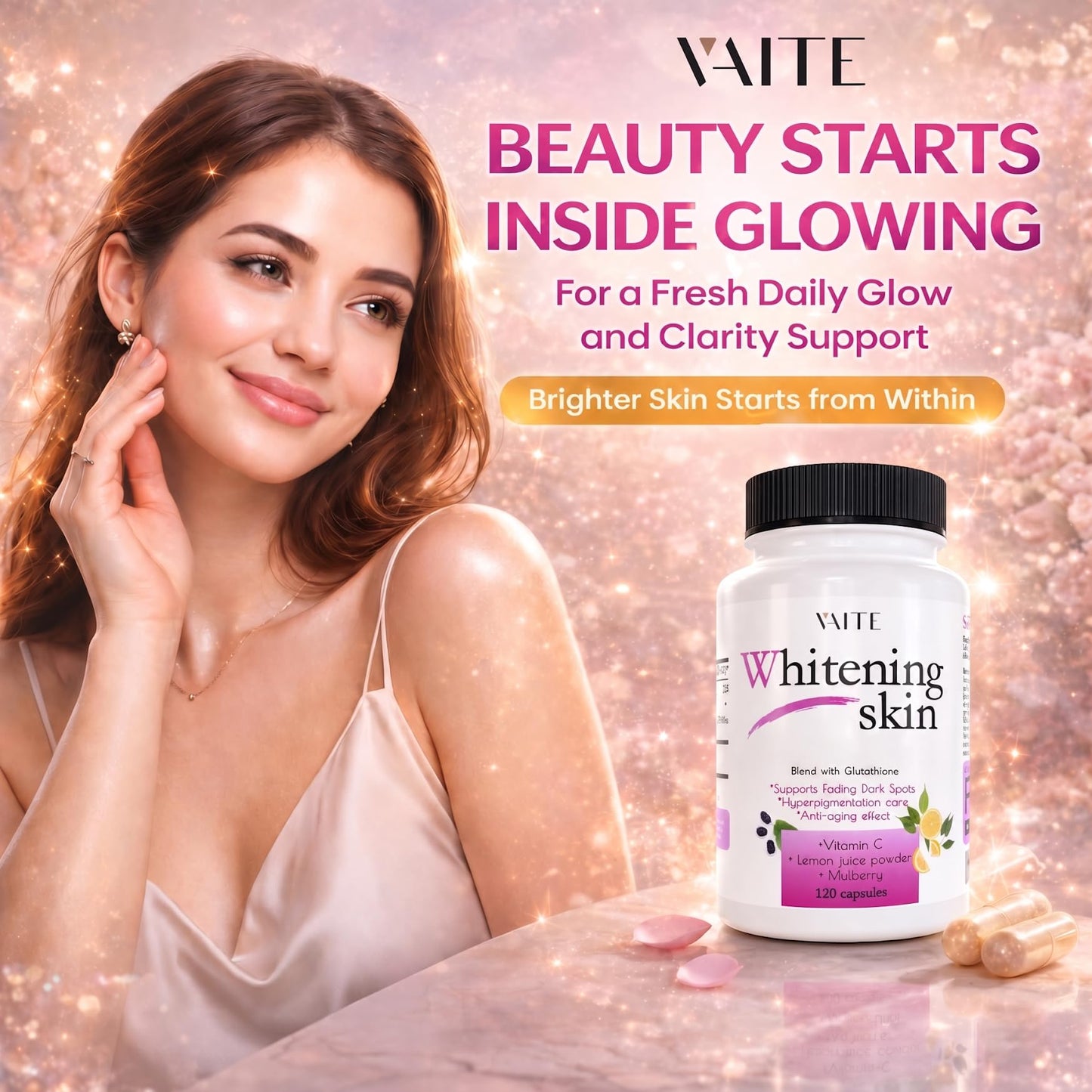 VAITE Glutathione Whitening 120 Capsules