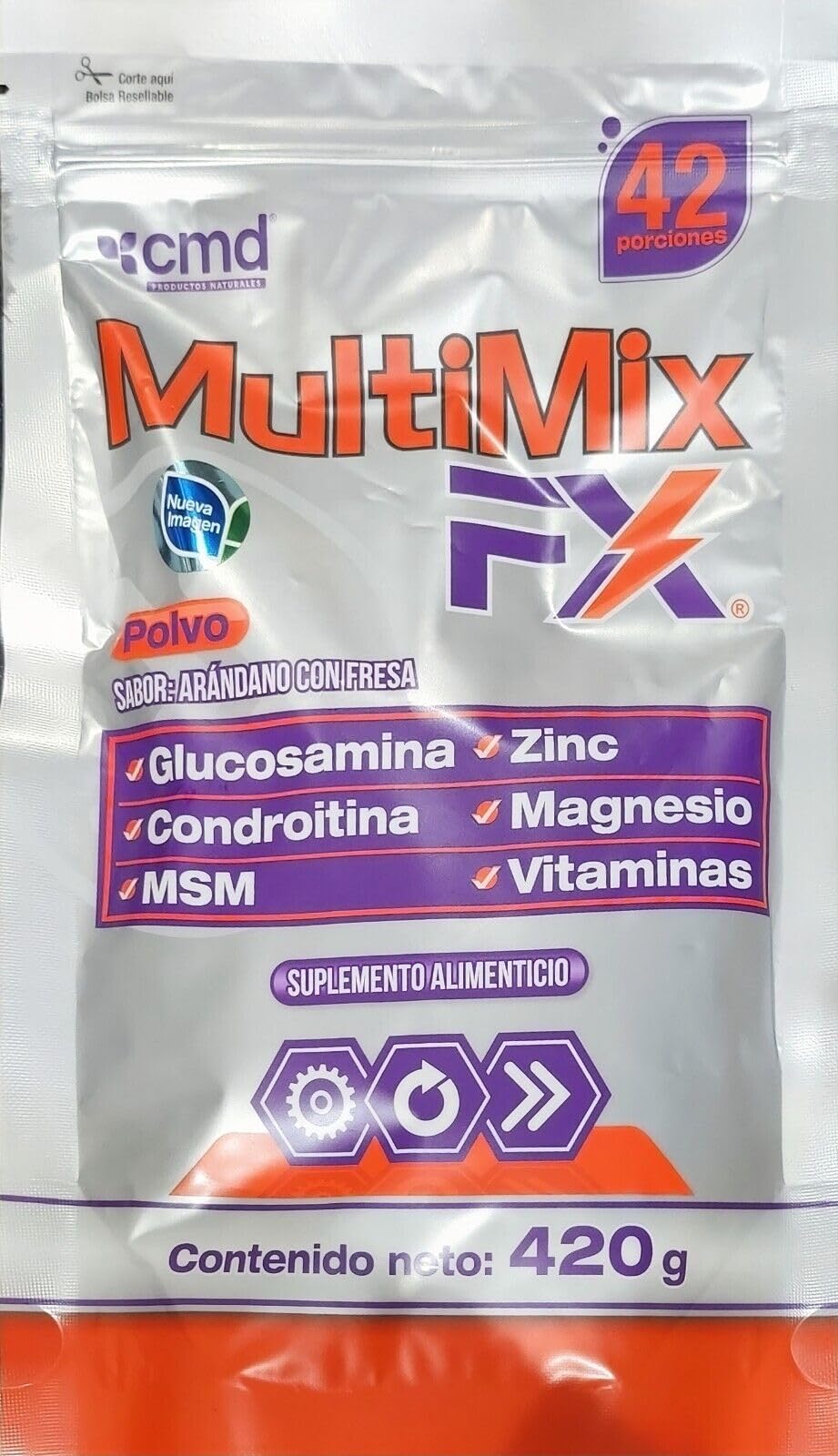 MULTIMIX Glucosamine/Chondroitin/MSM/Garlic/Zinc/Magnesium Powder 14.81 oz