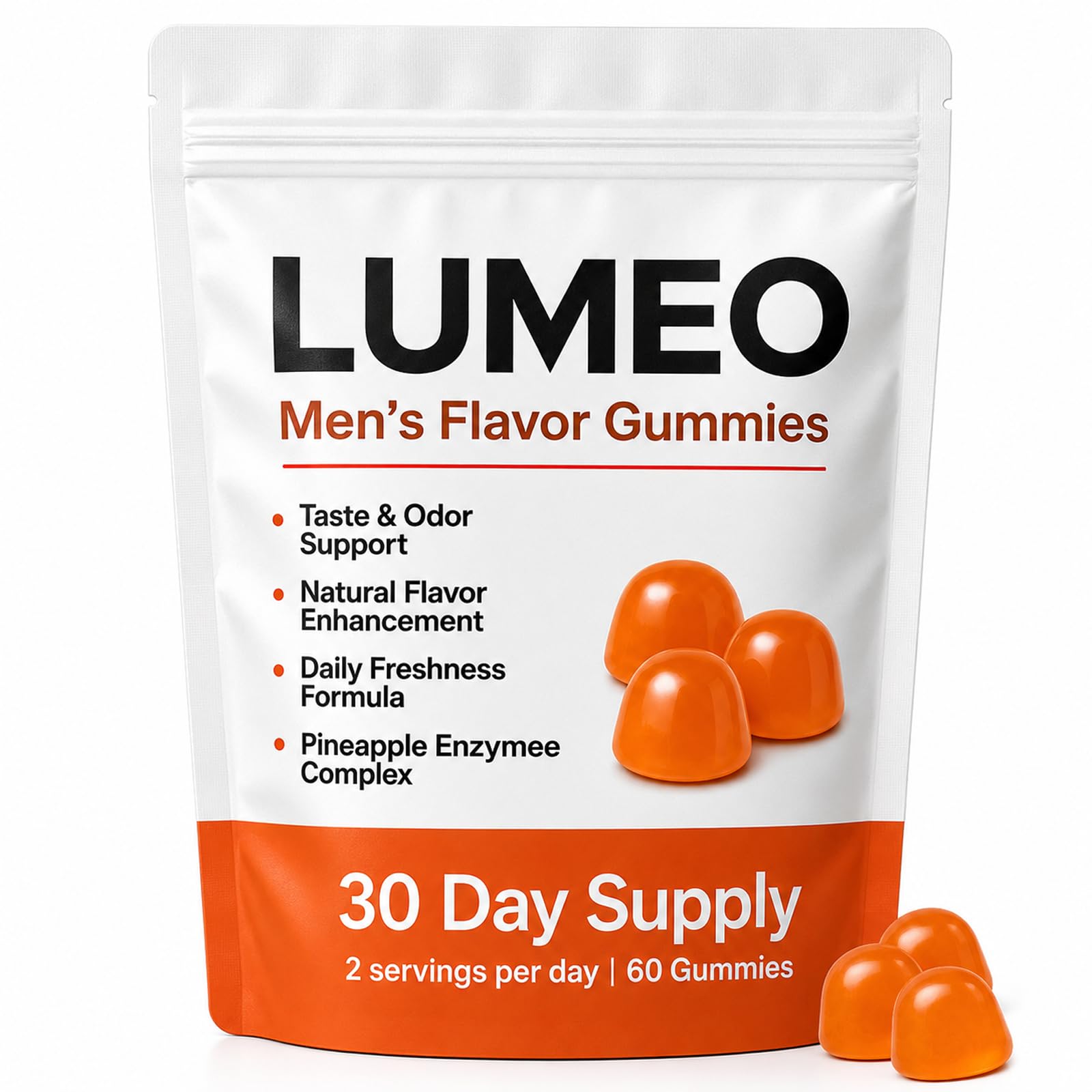 KWEZTY Lumeo Men's Flavor Gummies, 60 Gummies