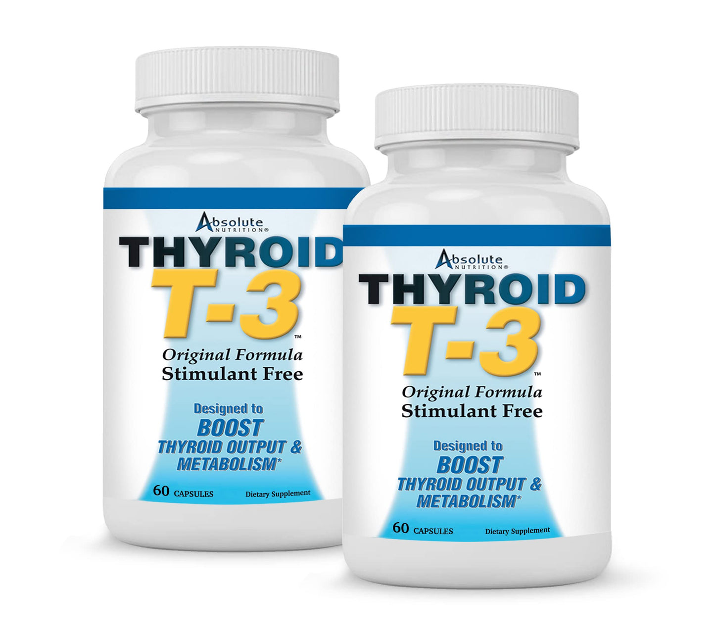 Absolute Nutrition Thyroid T3 Capsules, 120 Capsules