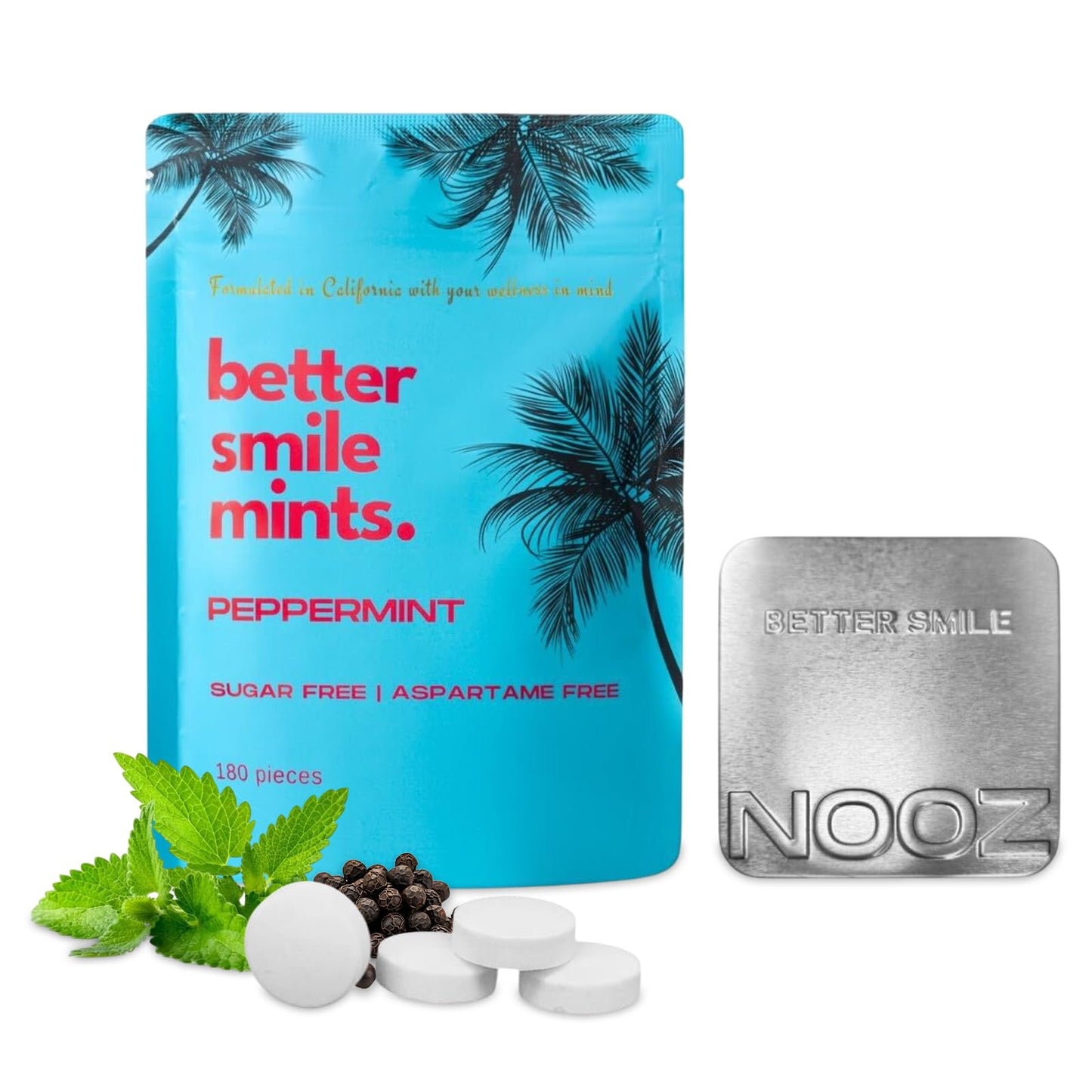 NOOZ Better Smile Mints 180 Tablets