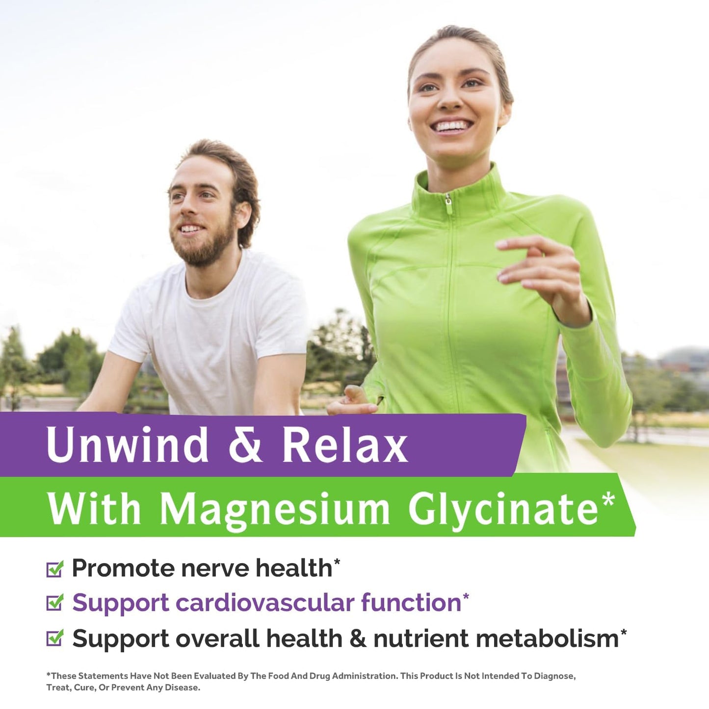 Innate Vitality Magnesium Glycinate 500mg Capsule, 240 Count