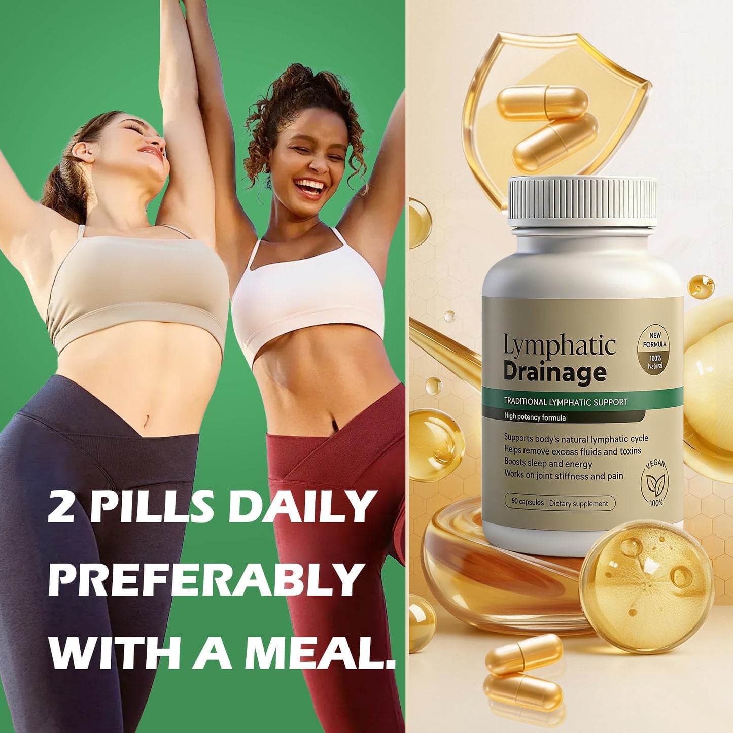 Tnaasmais Lymphatic Drainage Capsules, 60 Capsules