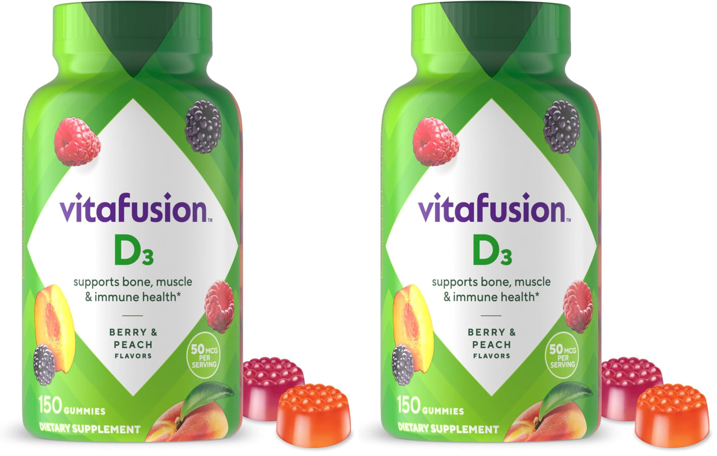 Vitafusion Vitamin D3 Gummies 300 Count