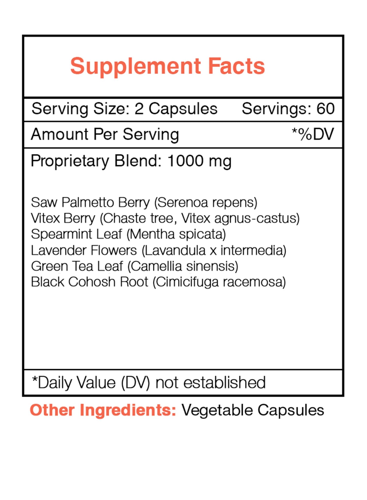 Secrets of the Tribe Hirsu Secret Capsules, 120 Count