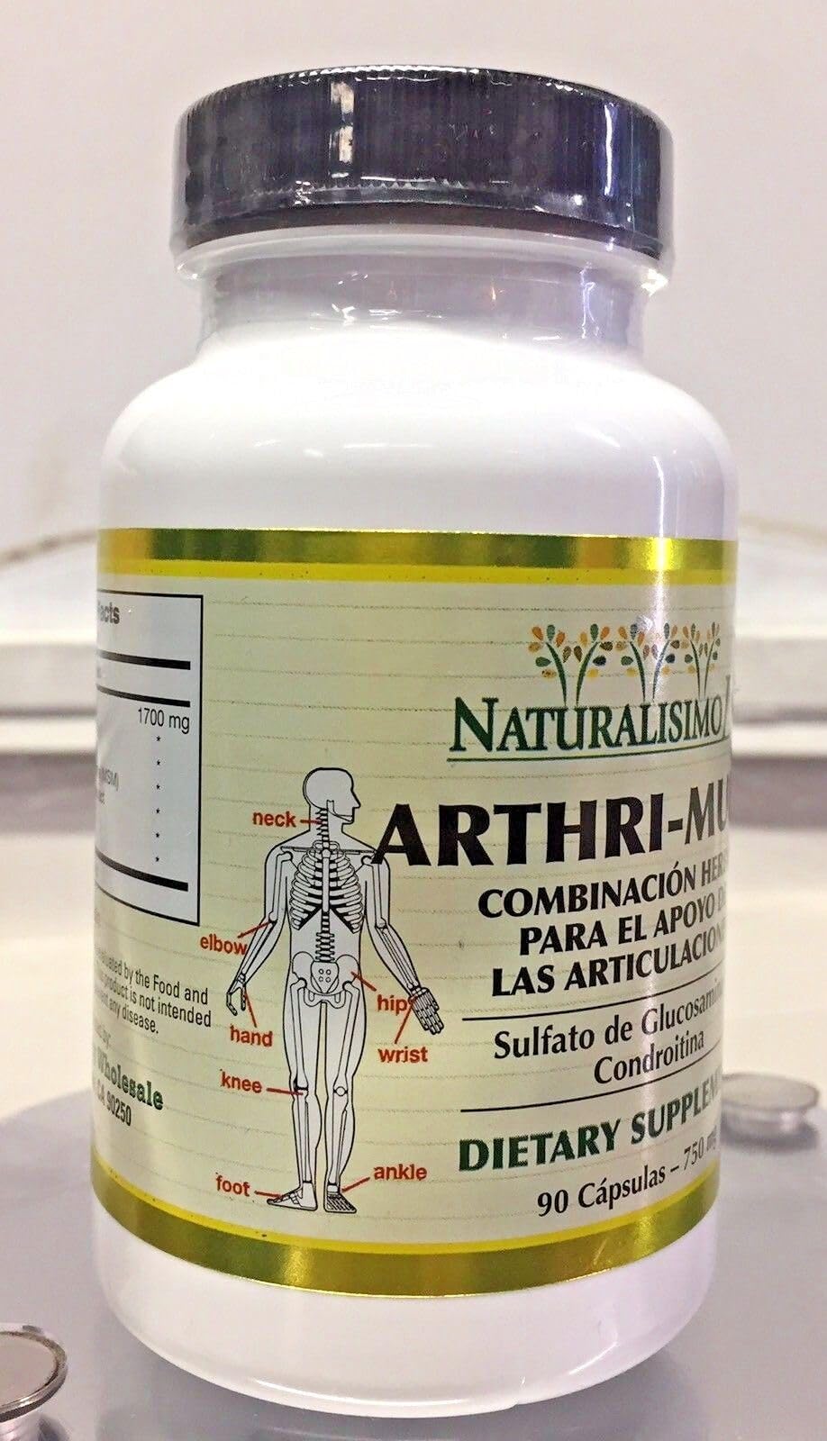 Generic Arthri-Multi 750mg Glucosamine Sulfate Chondroitin Capsules, 90 Count