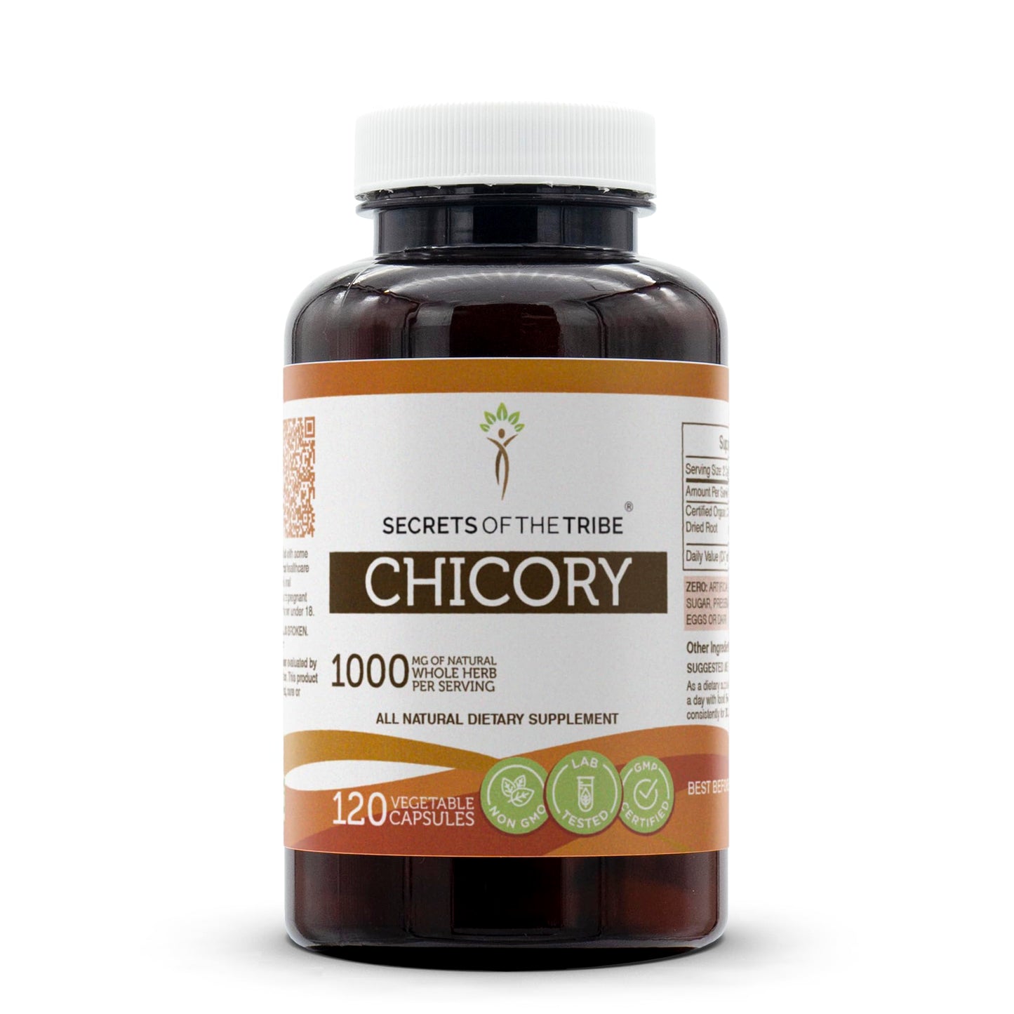 Secrets of the Tribe Chicory Capsules 120 Count