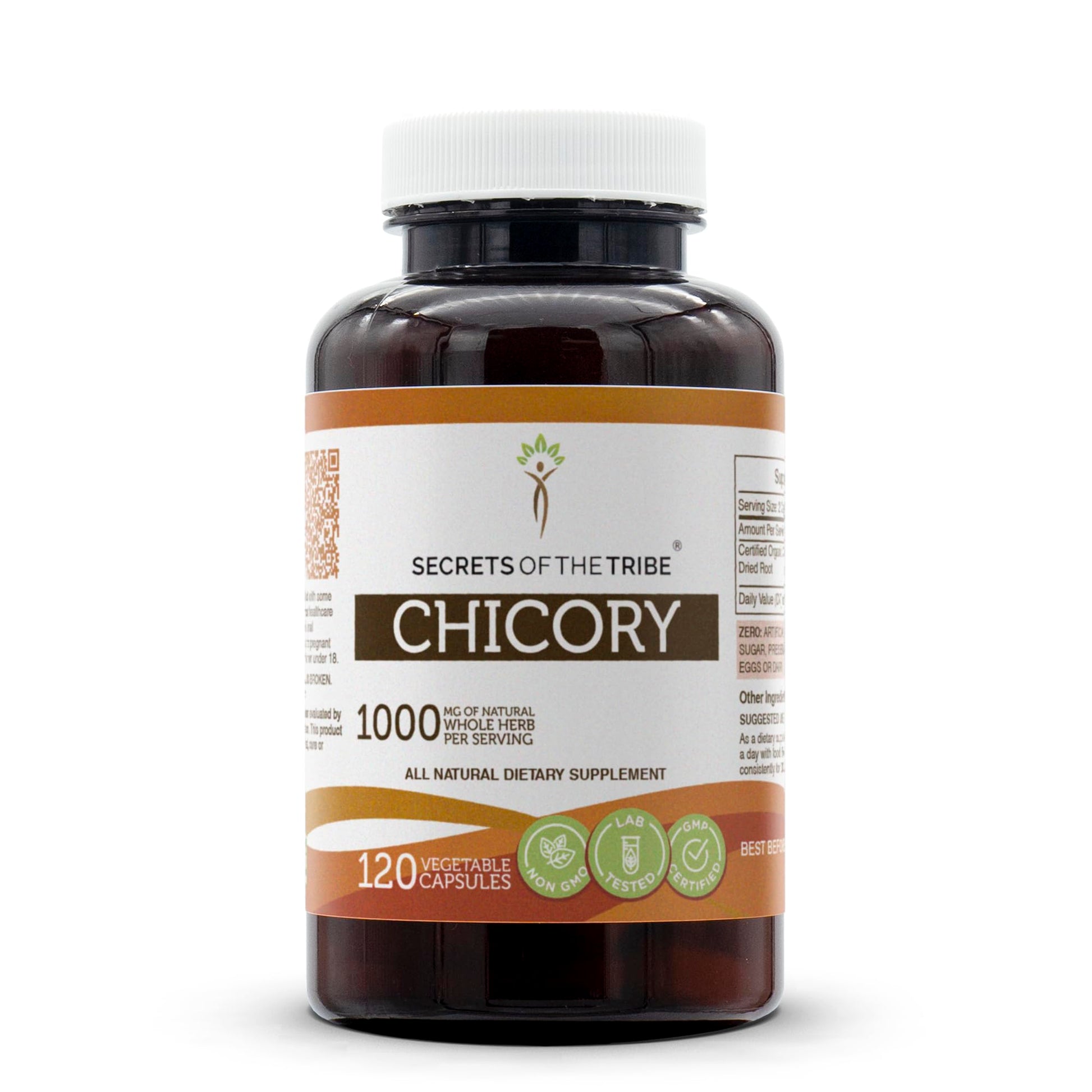 Secrets of the Tribe Chicory Capsules 120 Count