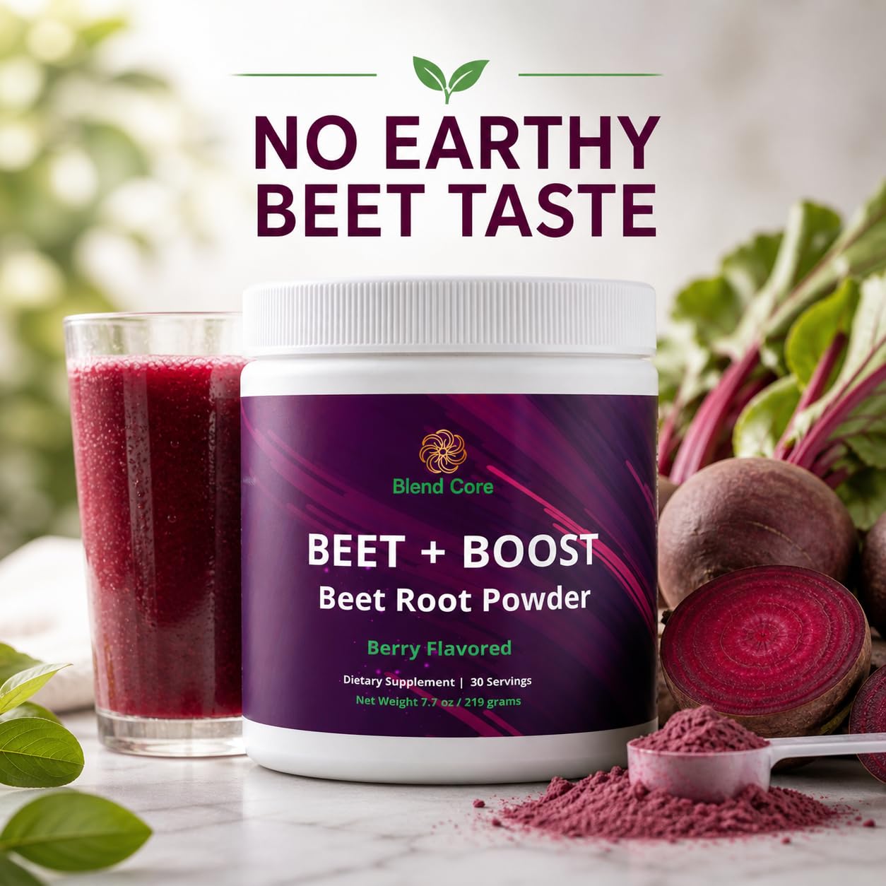 Blend Core Beet + Boost Organic Beet Root Powder, 7.7 oz