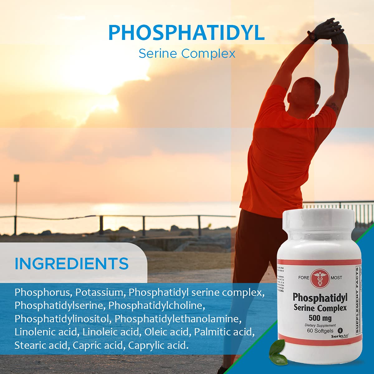 Holistic Health Phosphatidyl Serine Complex Softgels 60
