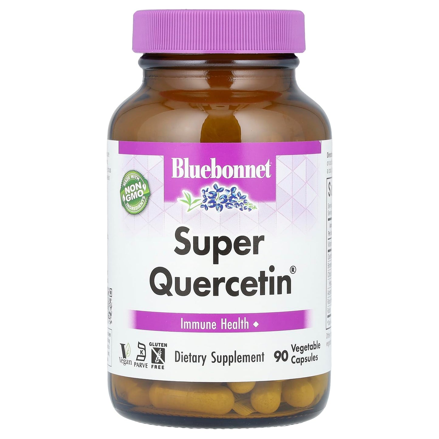BlueBonnet Super Quercetin Vitamin C Supplement Capsule, 90 Capsules