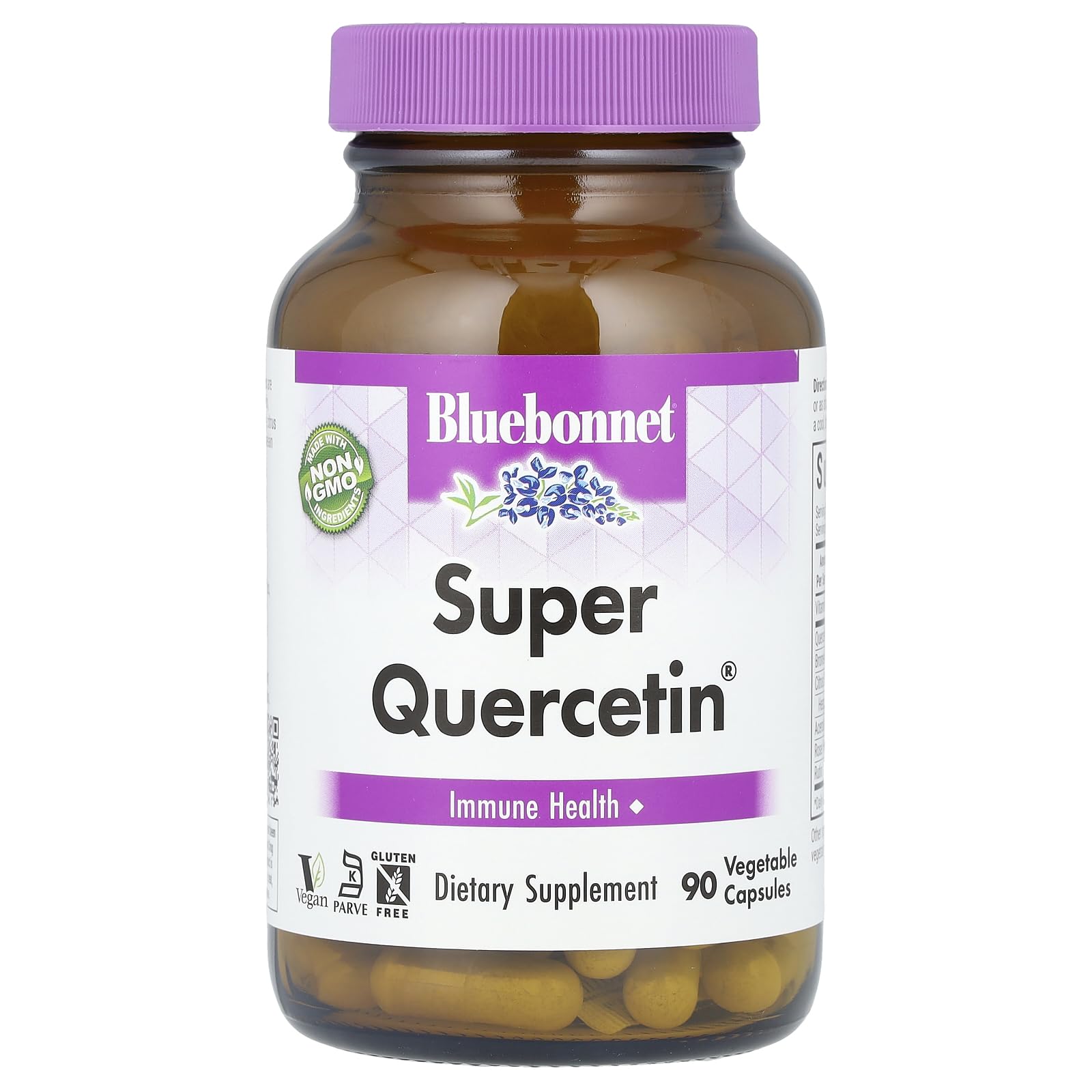 BlueBonnet Super Quercetin Vitamin C Supplement Capsule, 90 Capsules