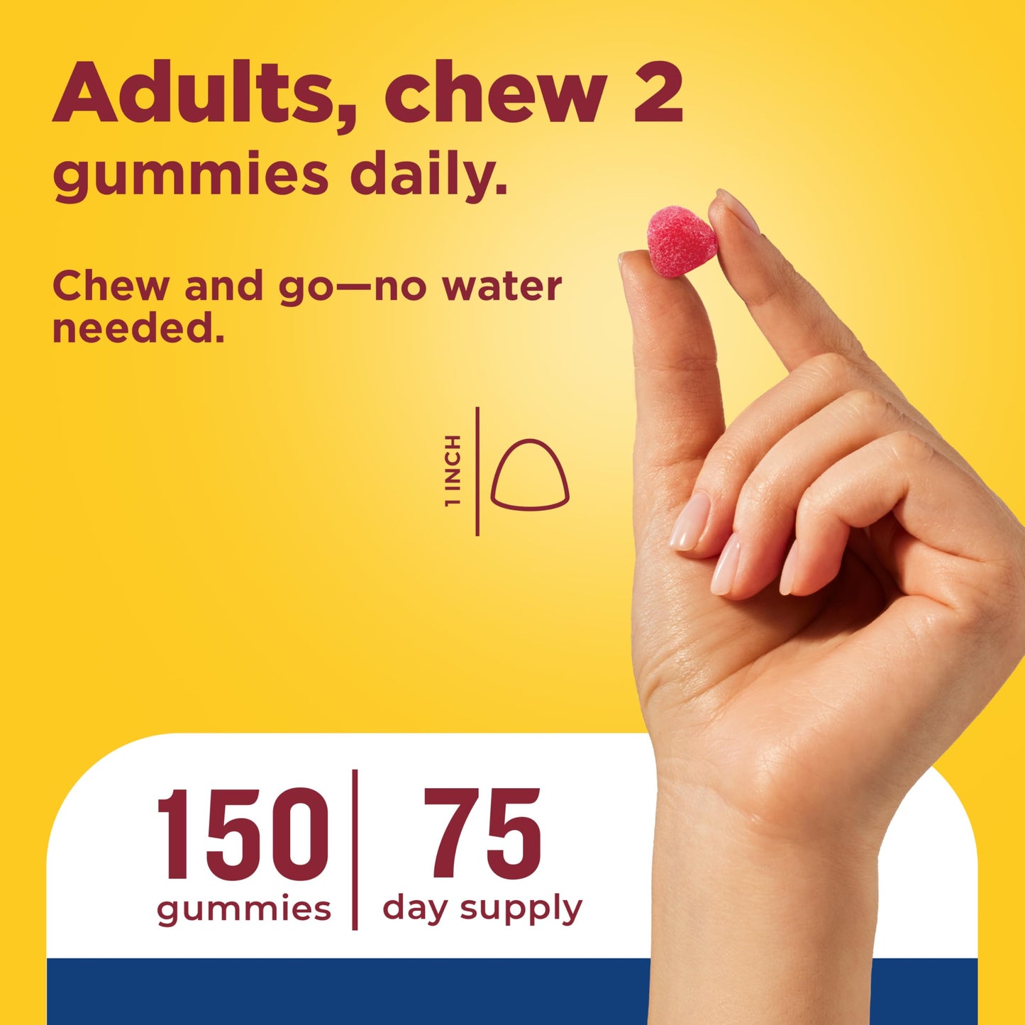 Nature Made Men's Multivitamin Gummies with Omega-3, 150 Gummies