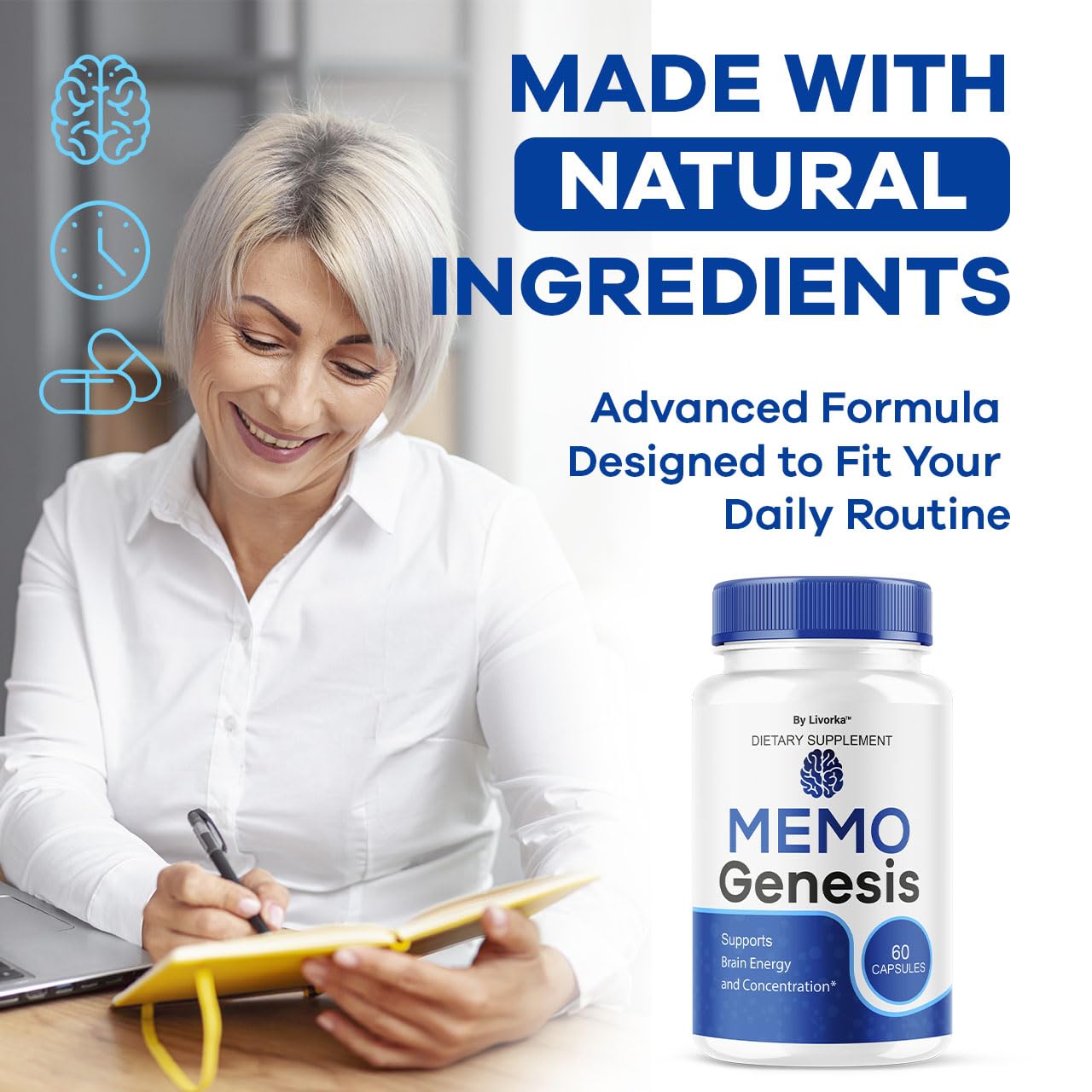 LIVORKA Memo Genesis Capsules, 300 Capsules