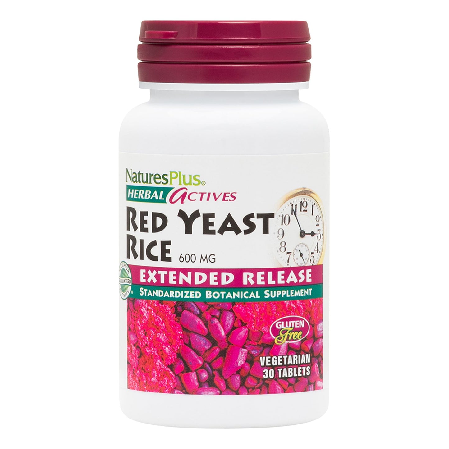 NaturesPlus Herbal Actives Red Yeast Rice Extended Release 30 Tablets