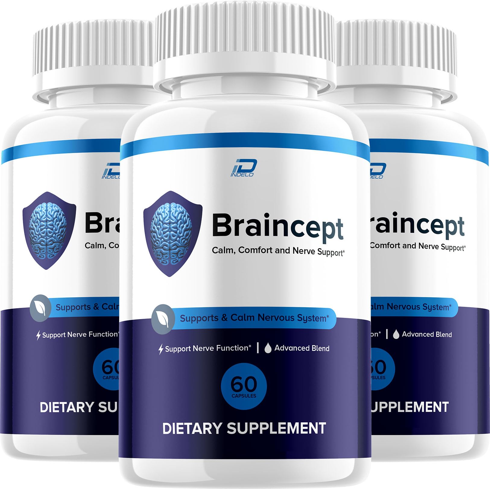 Indelo Braincept Advanced Formula Supplement Capsules 180