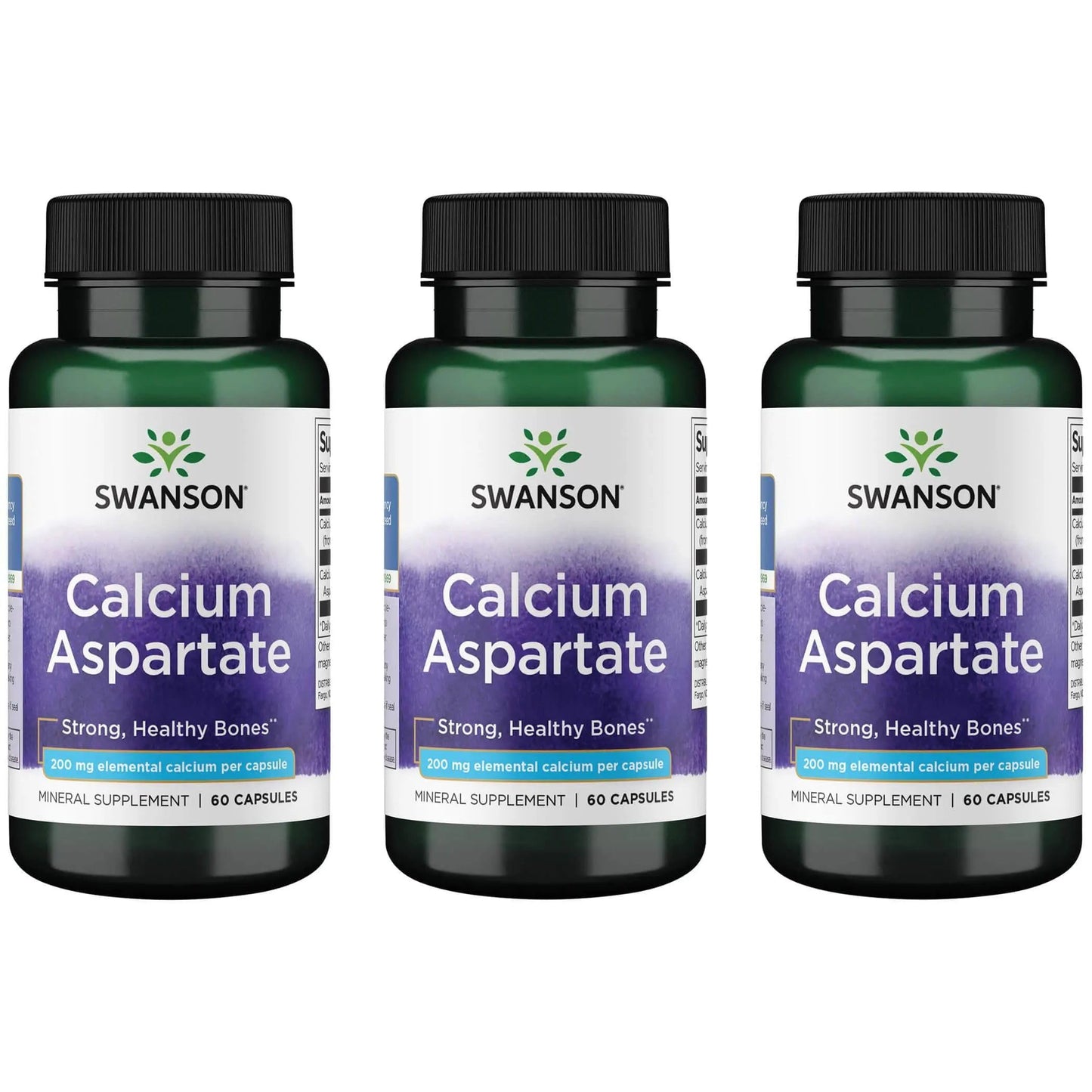 Swanson Calcium Aspartate Capsules 180