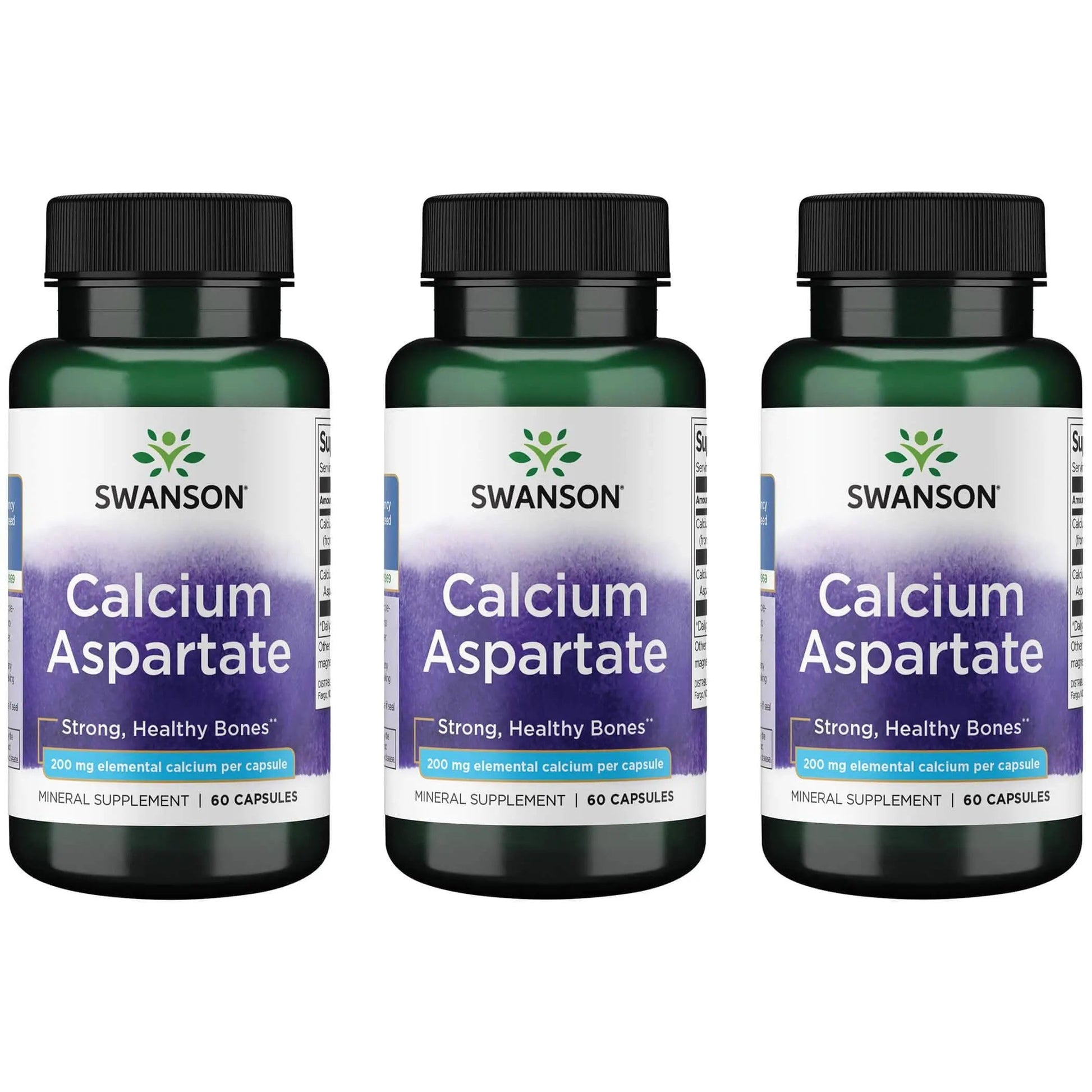 Swanson Calcium Aspartate Capsules 180