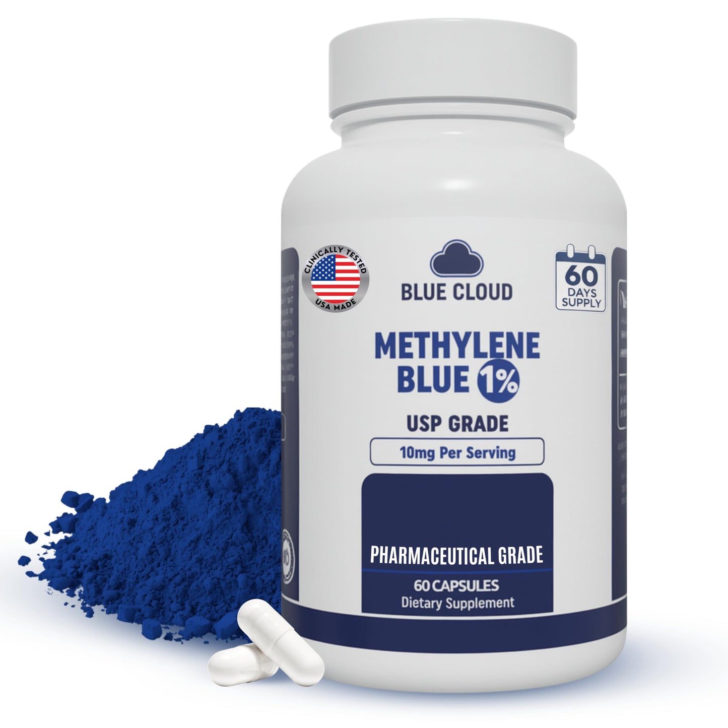 Blue Cloud Methylene Blue Capsule, 60 Count