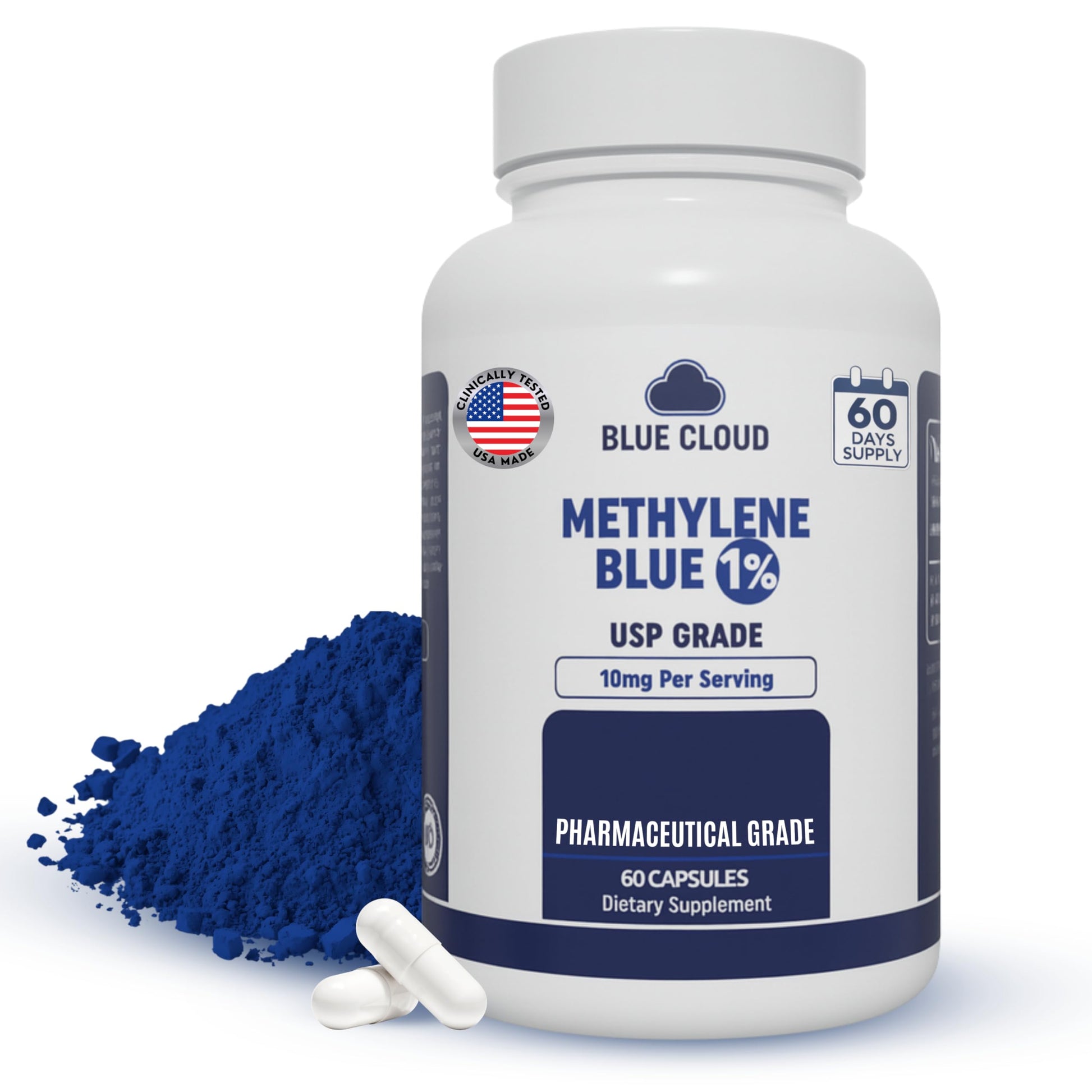 Blue Cloud Methylene Blue Capsule, 60 Count