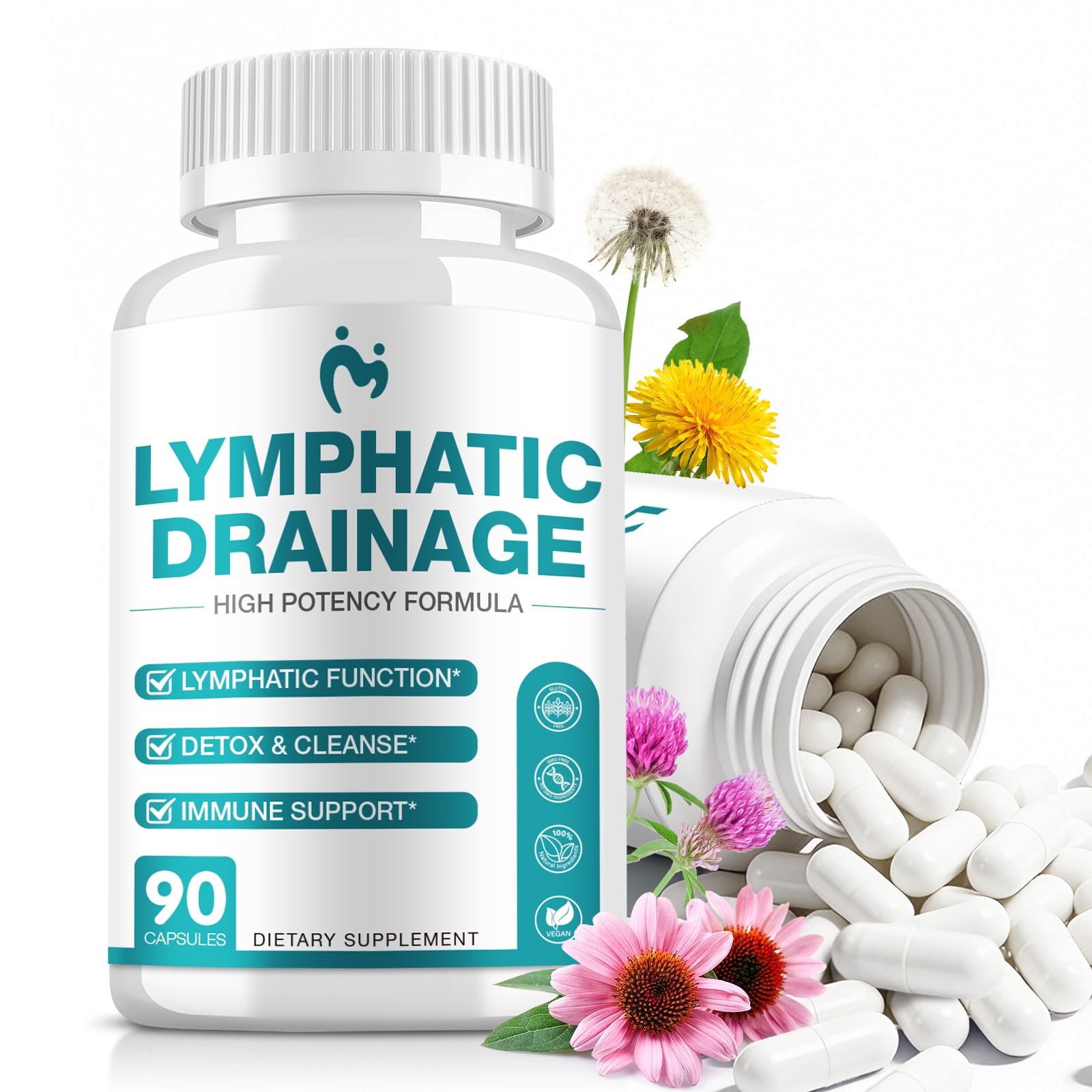 MOSRAY Lymphatic Drainage Capsules 91 Capsules
