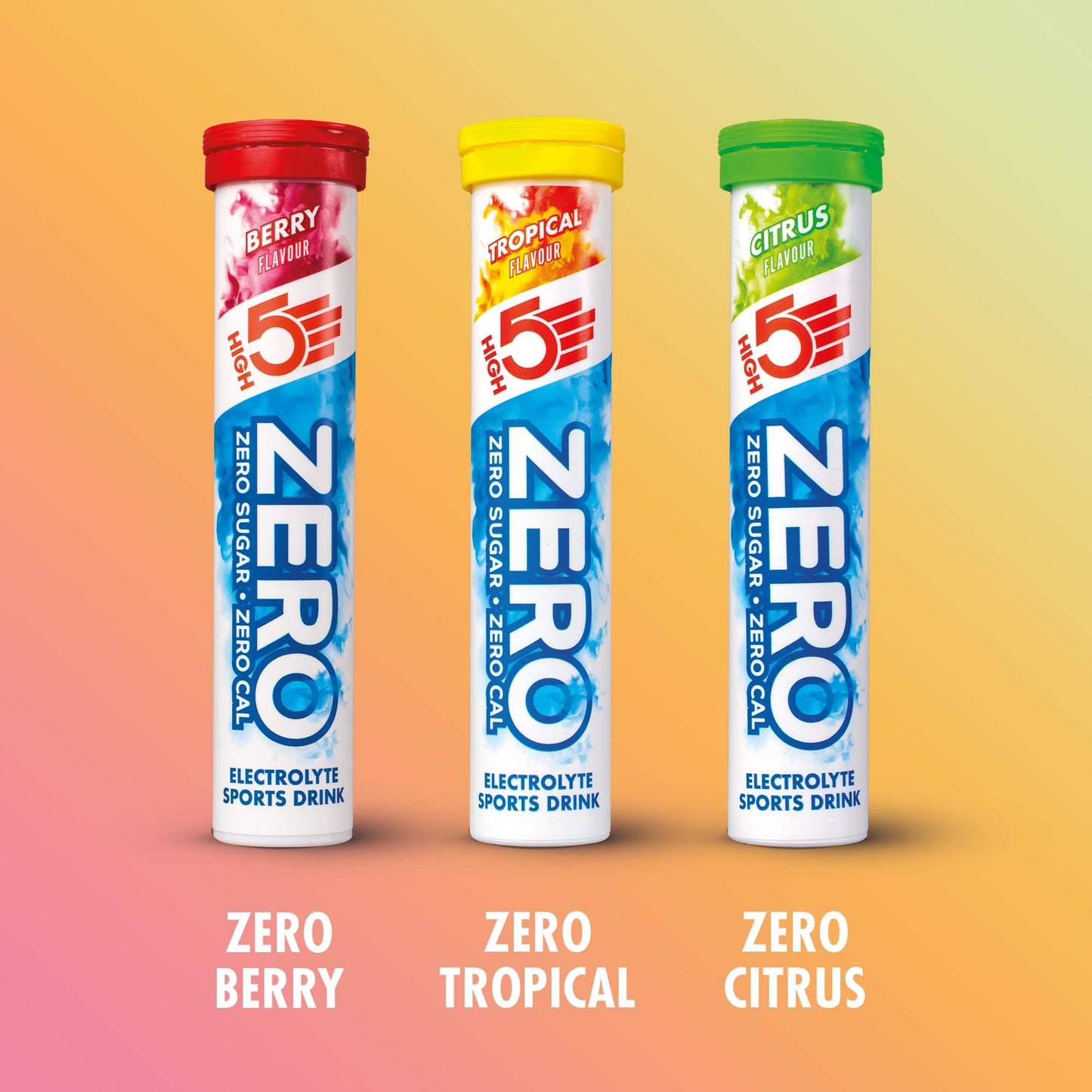 HIGH5 Zero Electrolyte Hydration Tablets Added Vitamin C 60 Tablets