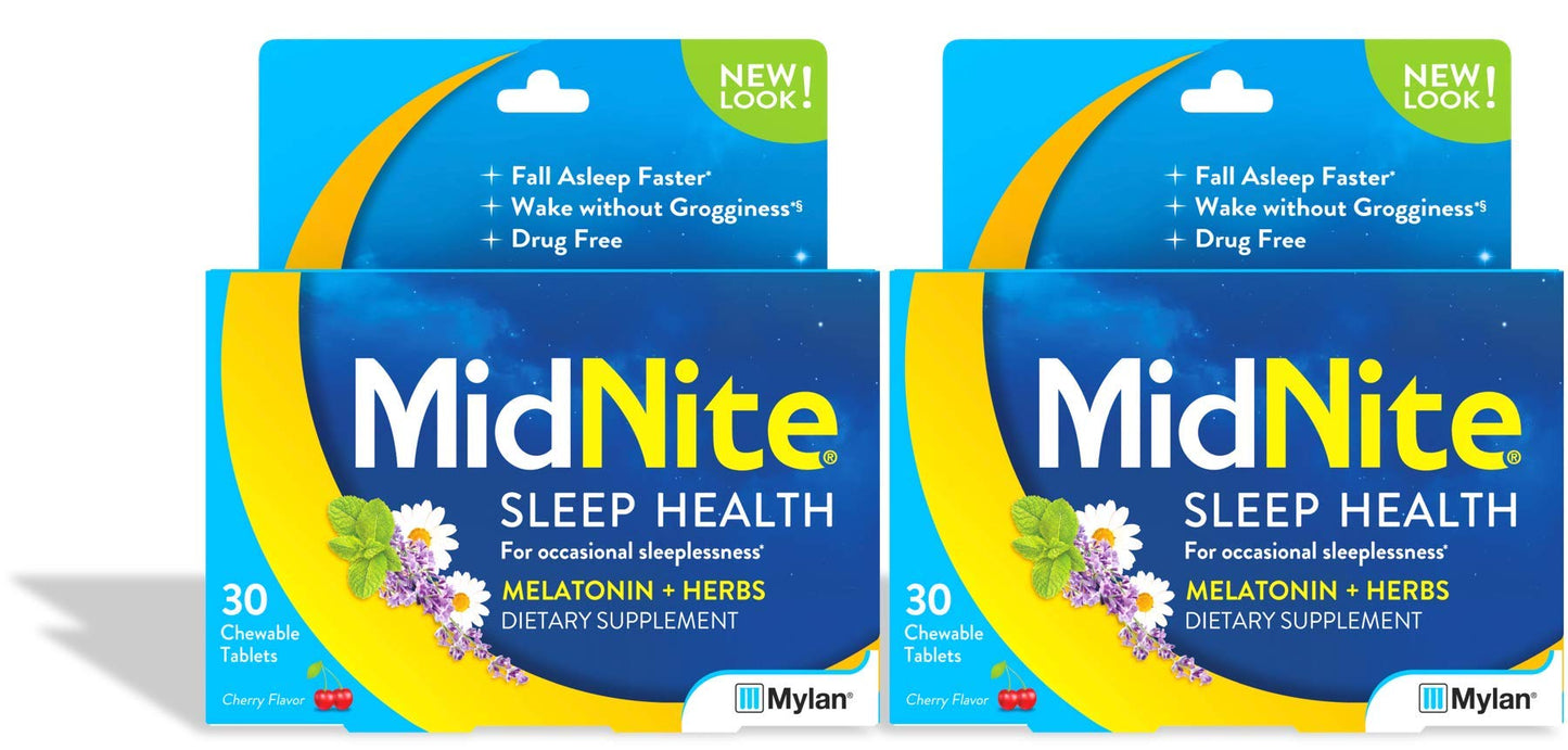 MidNite Natural Sleep Supplement Tablets 60 Count