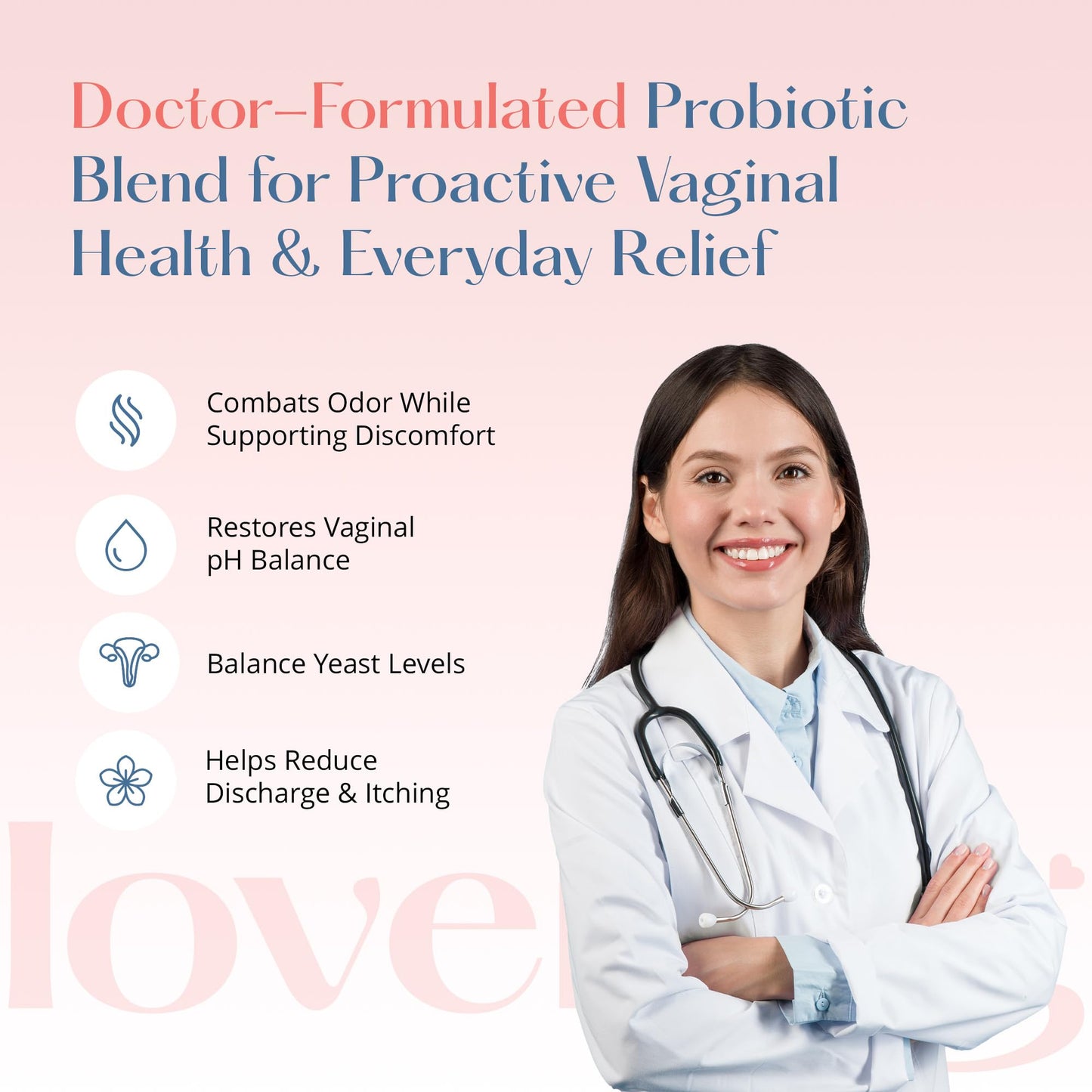 LoveBug Women's Health Rescue Vaginal Boric Acid Suppositories Capsules 14 Count