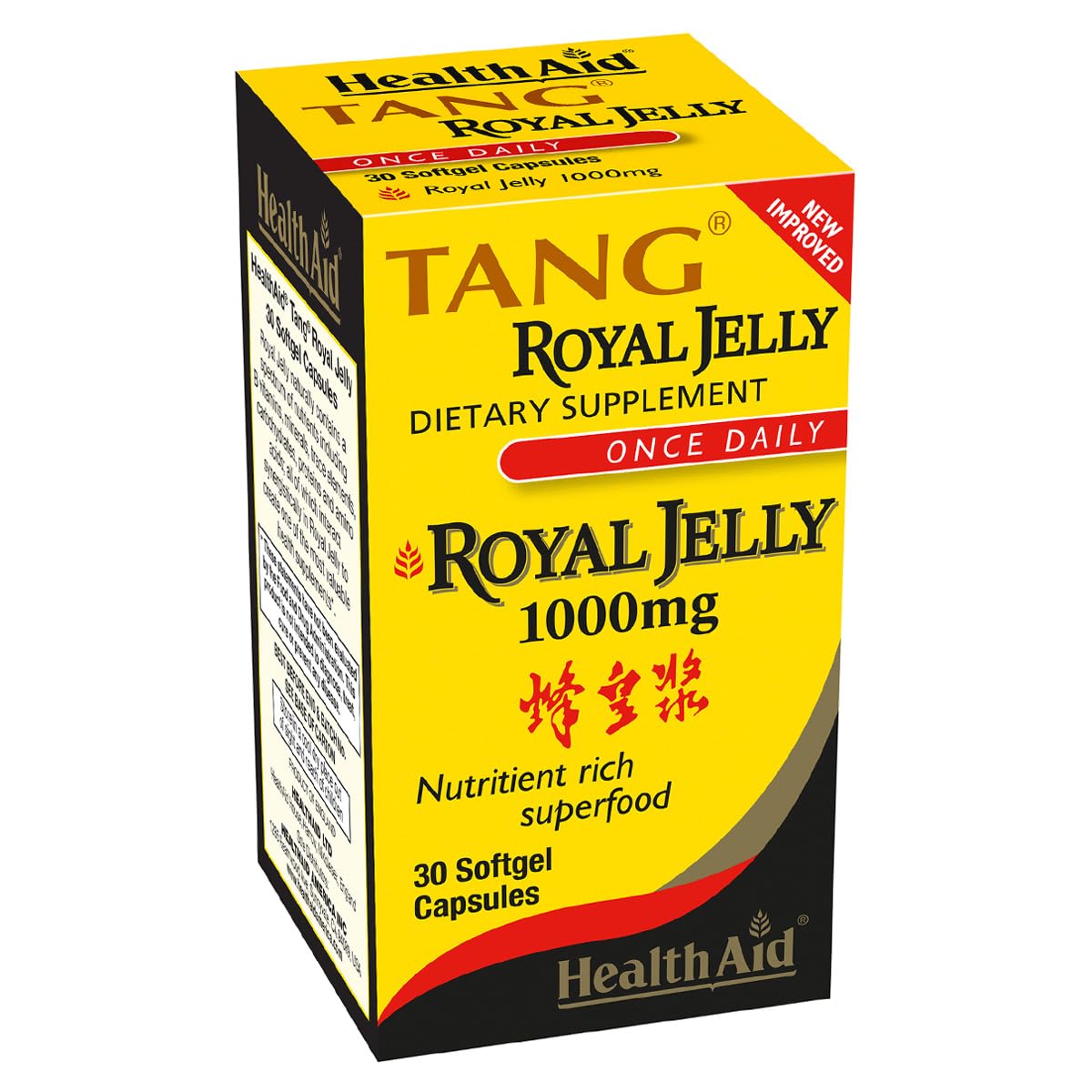 HealthAid Royal Jelly 1000mg Softgel Capsules, 30 Count