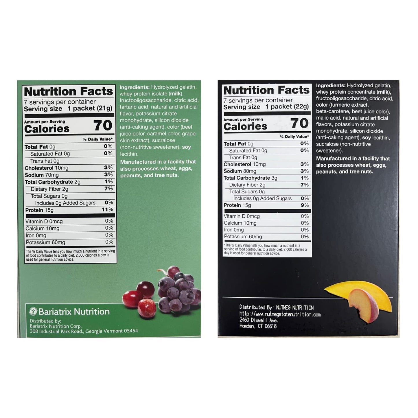 ProtiFit High Protein Cranberry Grape & Peach Mango Fruit Drink Powder 0.776 Ounce